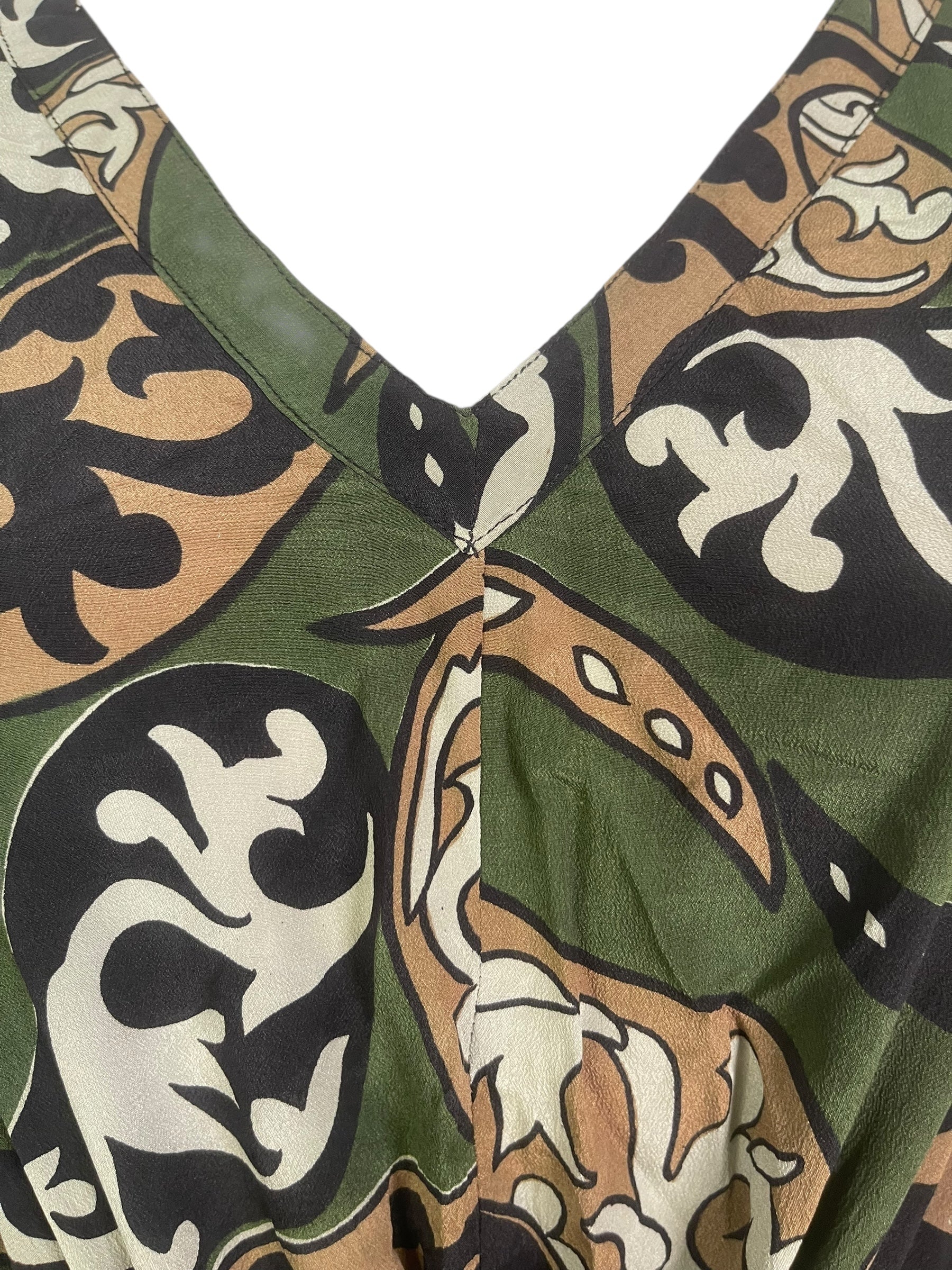 PRC8889 Wabi Sabi Pure Silk Maxi Kaftan