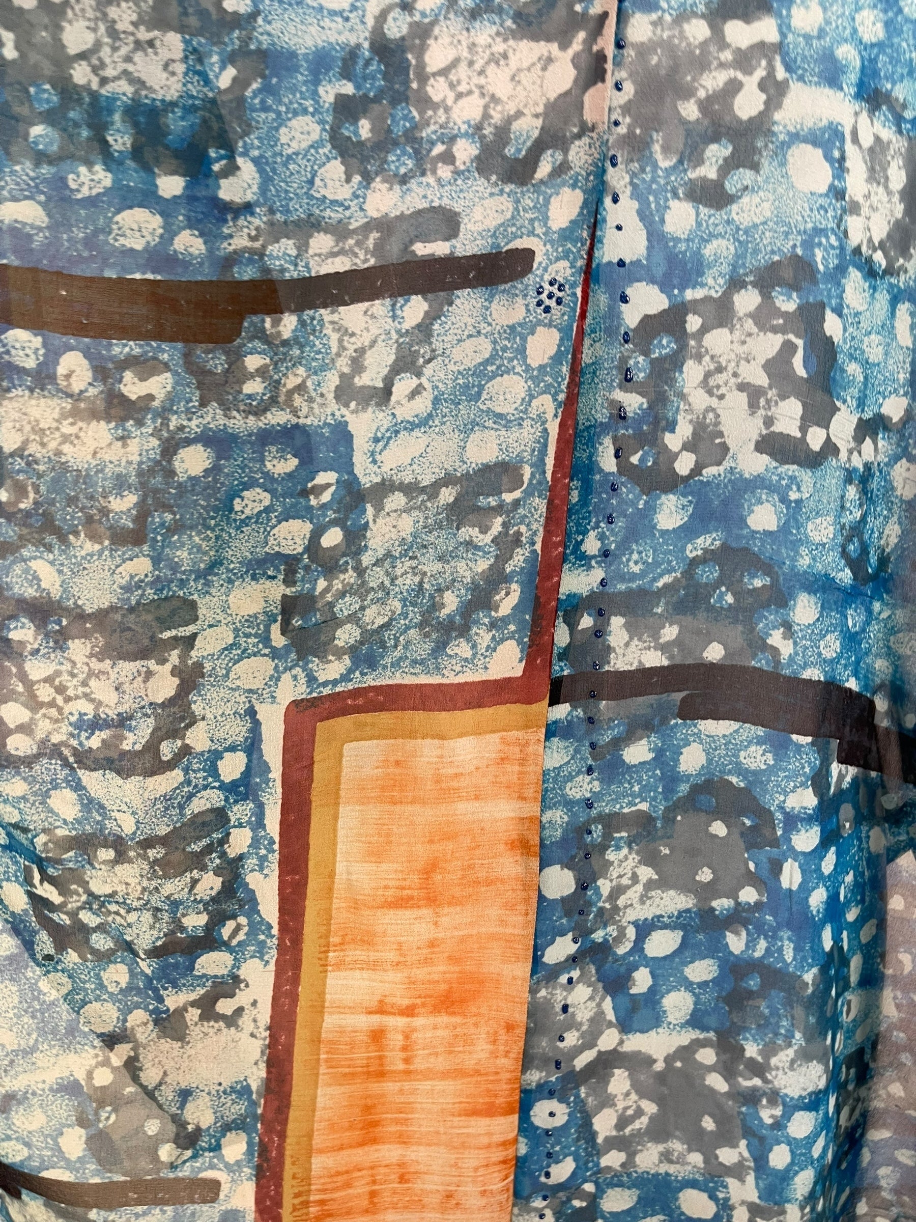 PRG7050 Sheer Wabi Sabi Pure Silk Waterfall Top