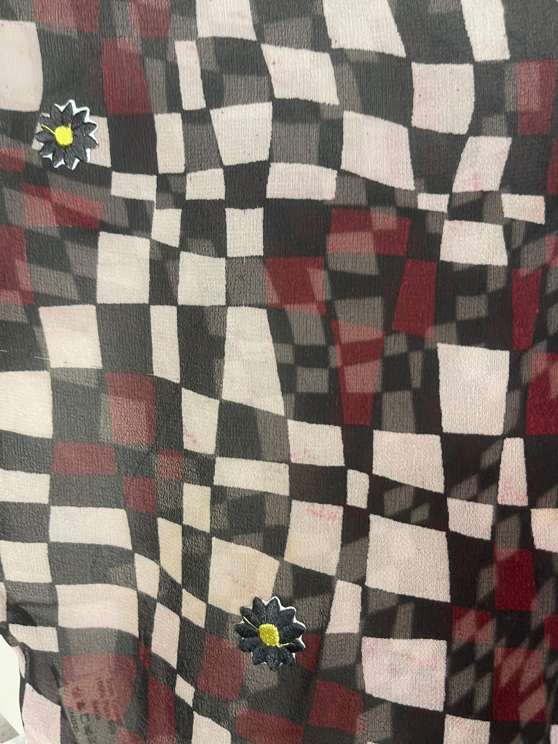 PRG7562 Sheer Wabi Sabi Pure Silk Waterfall Top