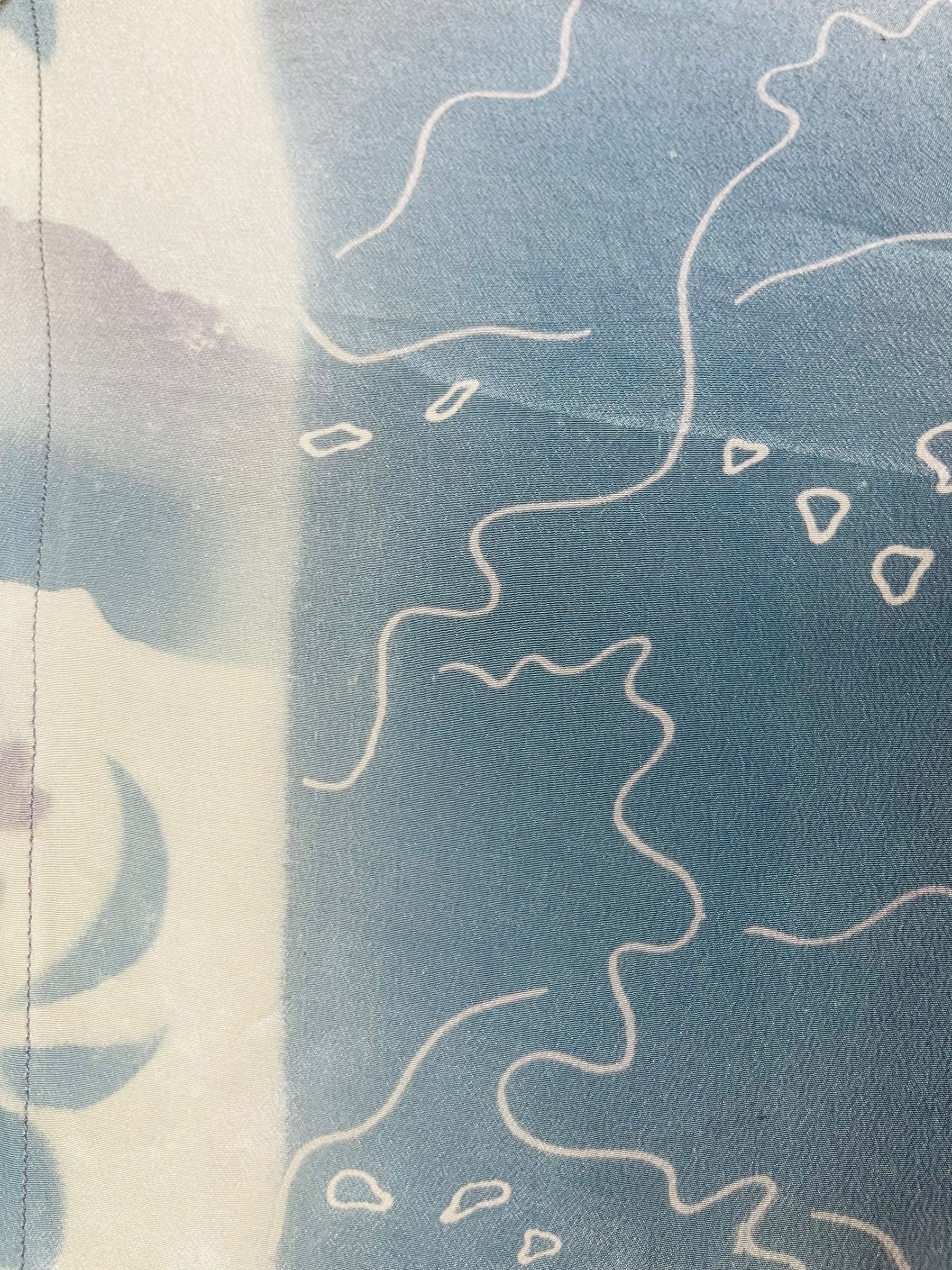 PRC7821 Wabi Sabi Pure Silk Side Slit Top