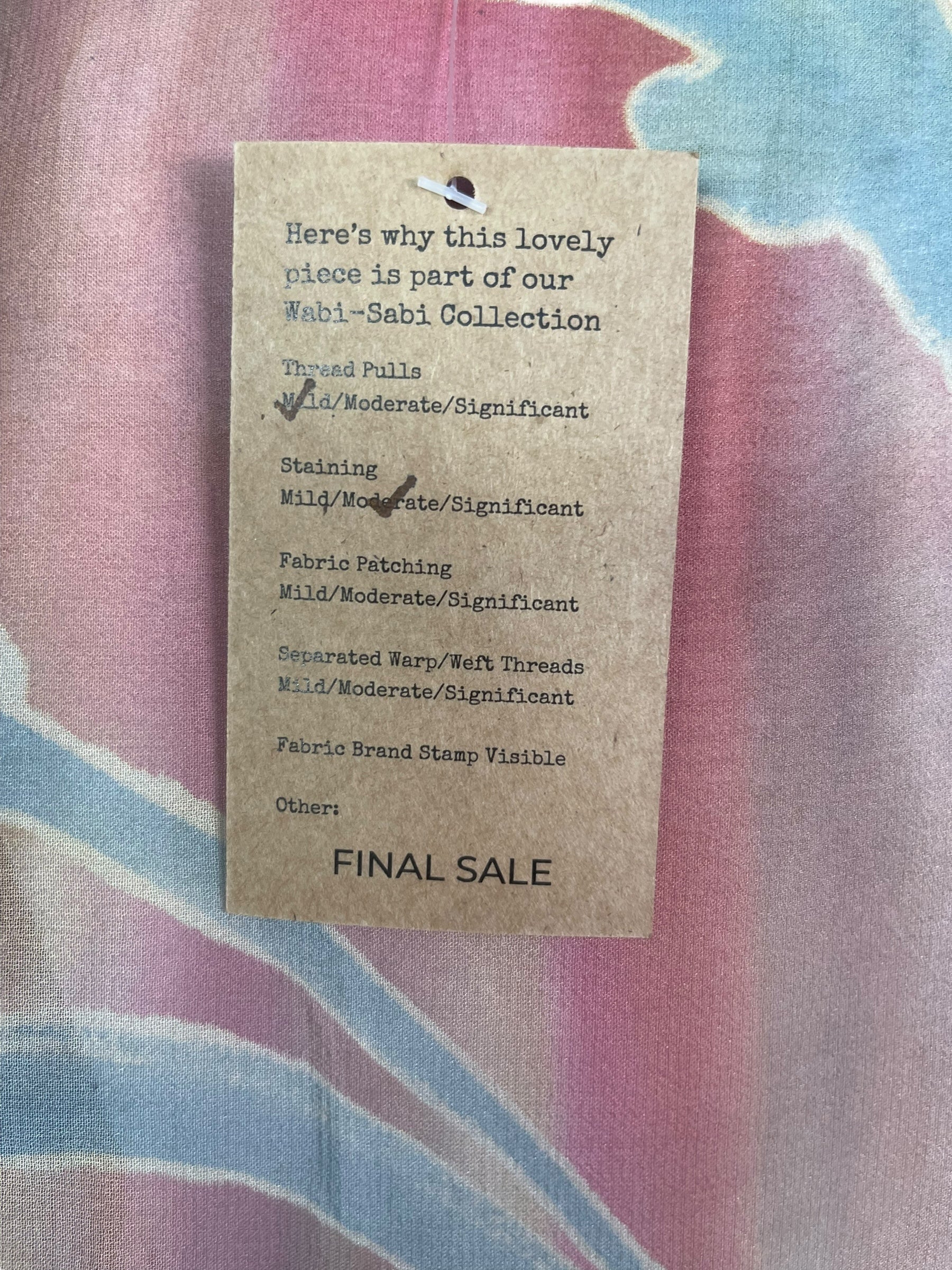 PRG7990 Sheer Wabi Sabi Sculptural Silk Long Tunic Dress