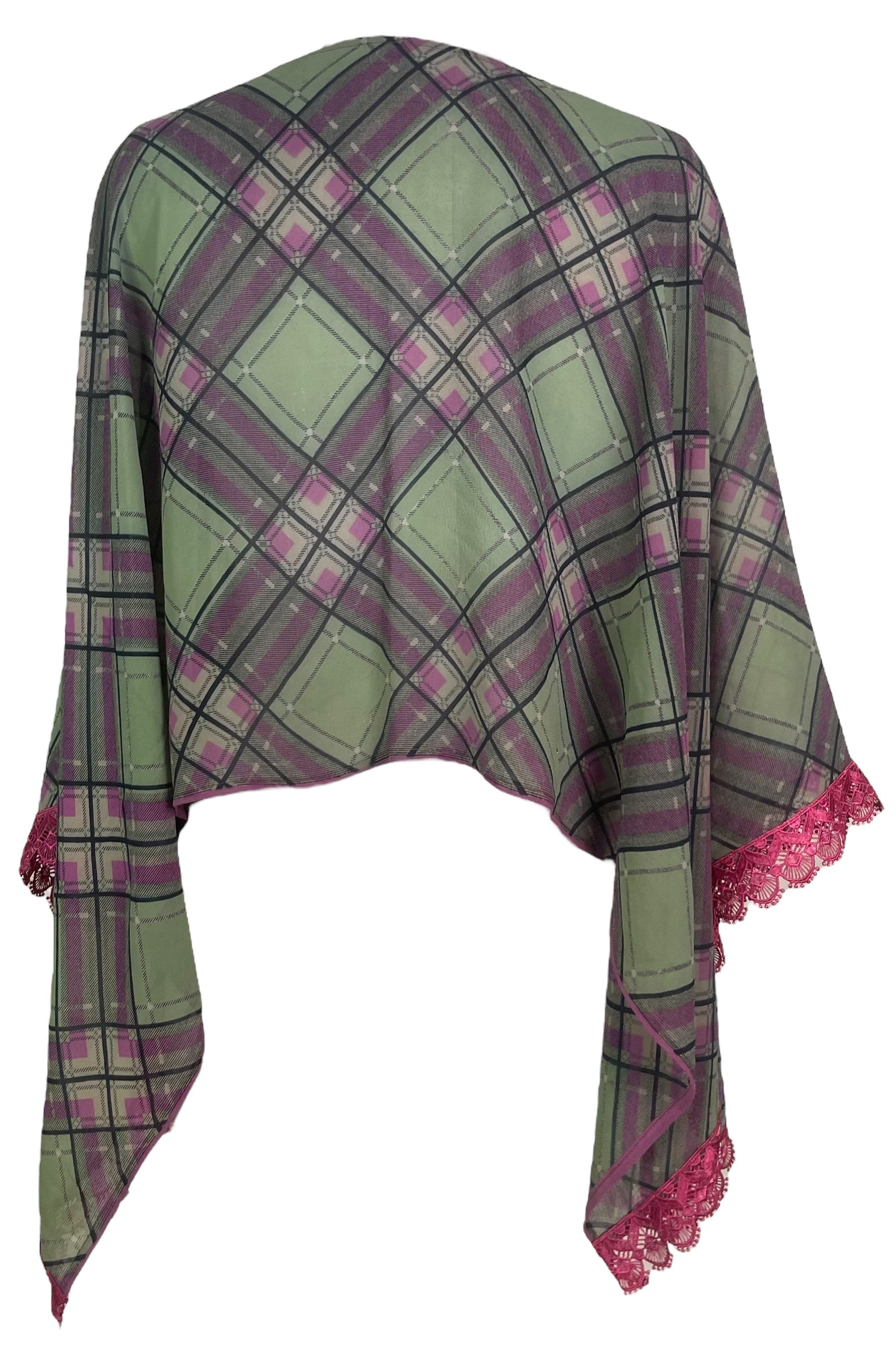 PREVIEW PRG6929 Sheer Avatar Pure Silk Capelet Poncho by DECEMBER2025 – Handmade ethical Poncho from sariKNOTsari using upcycled silk. Designed in Canada for travel and slow fashion, loved from Toronto to LA to Sydney.