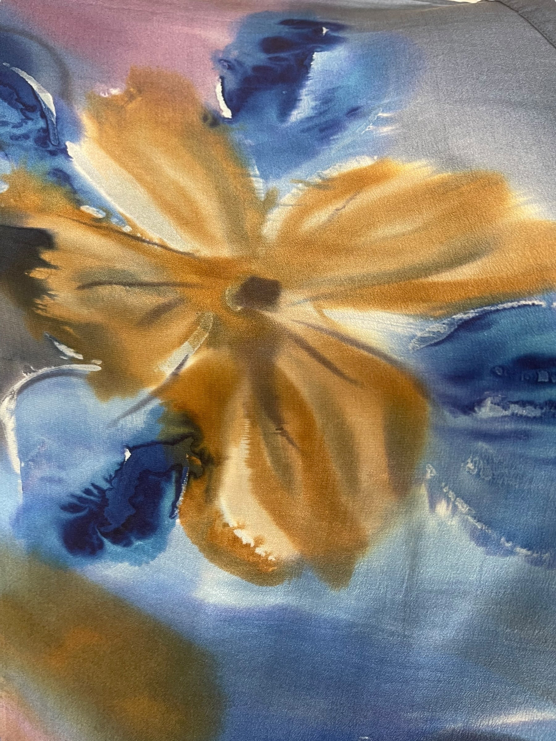 PRC8209 Avatar Pure Silk Long Tunic with Side Ties