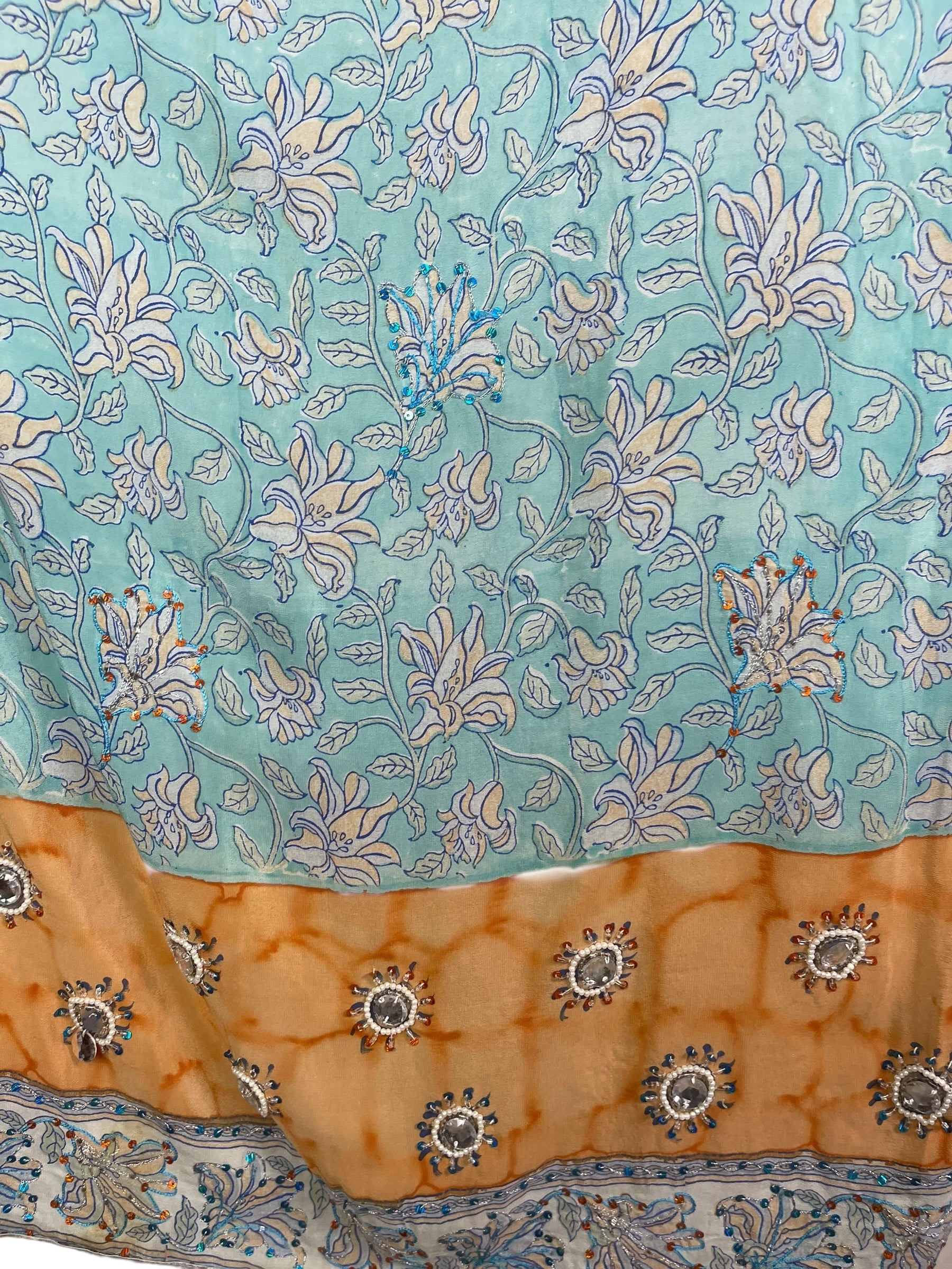 PRC8013 Wabi Sabi Pure Silk Short Kaftan Tunic With Slits