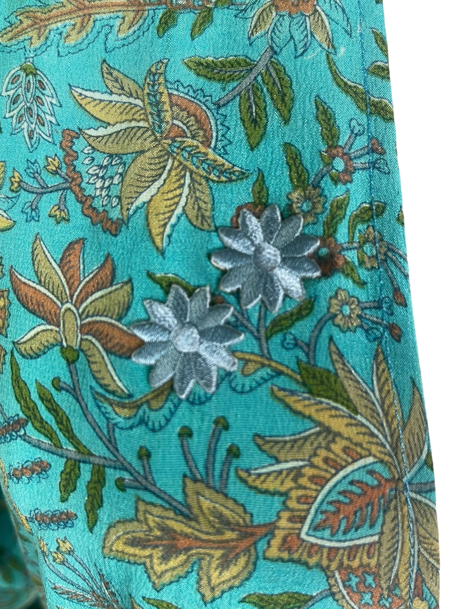 PRC8492 Wabi Sabi Pure Silk Kimono-Sleeved Jacket with Belt