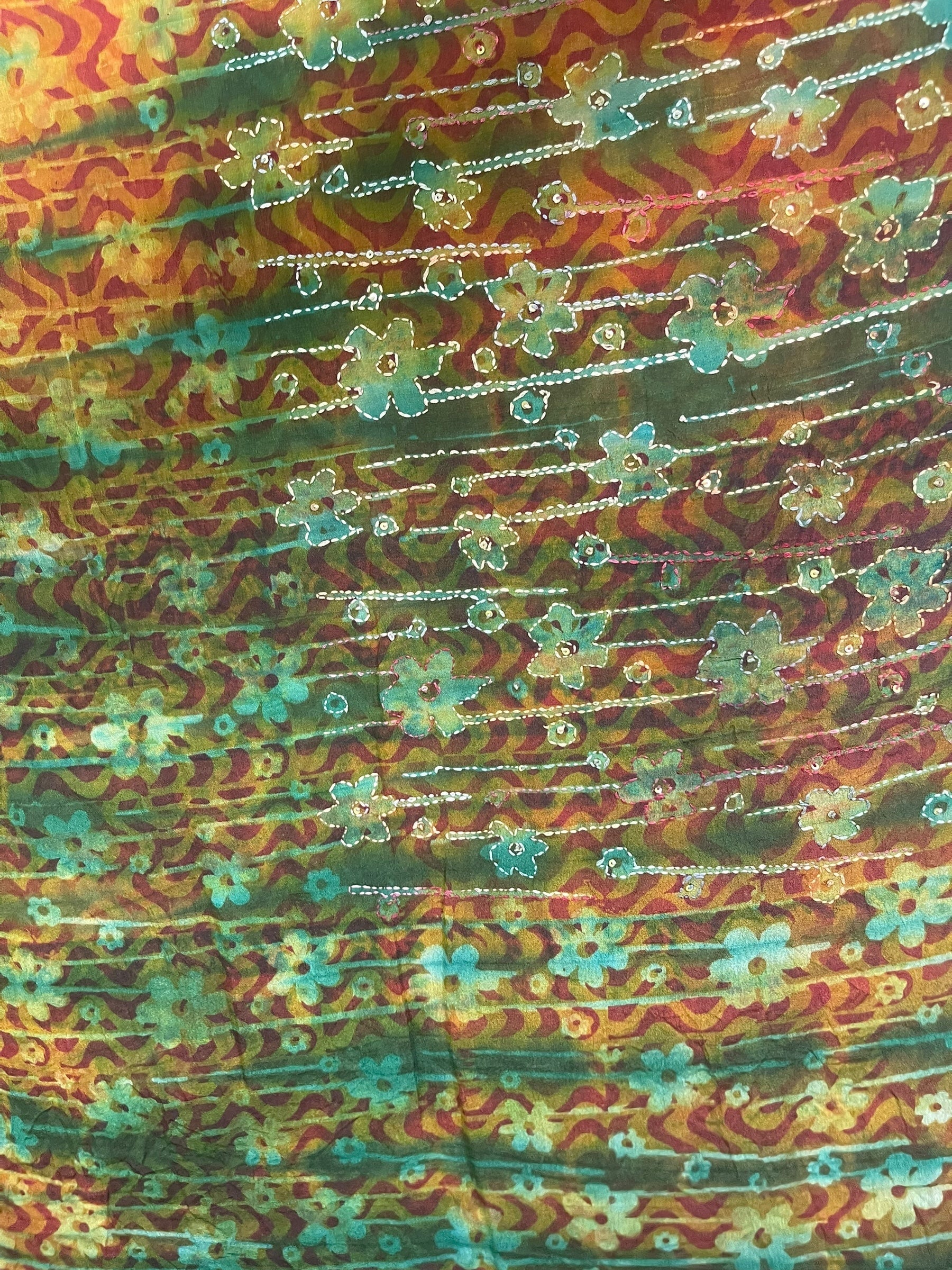 PRC8733 Avatar Pure Silk Midi Length Kaftan