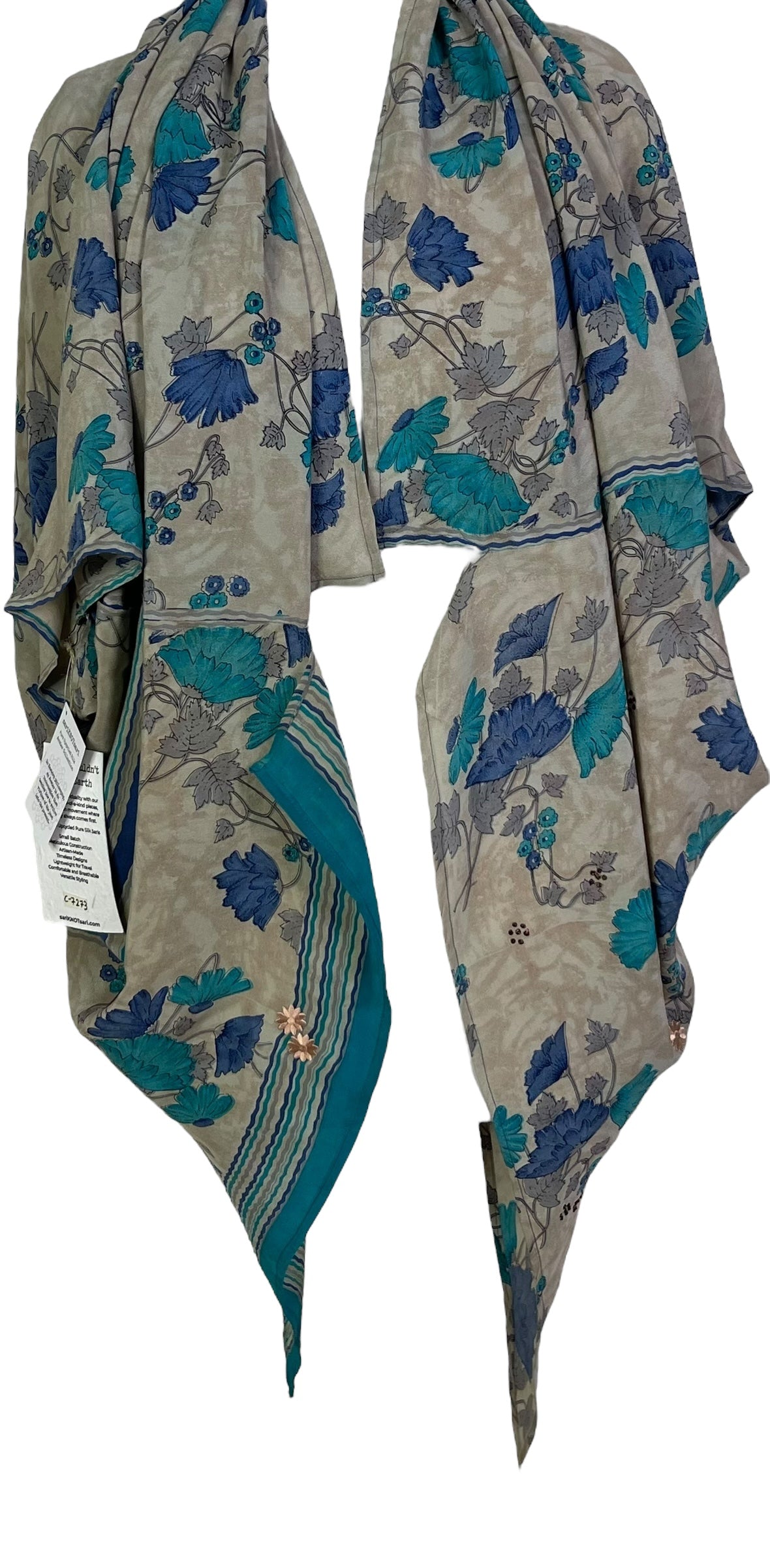 PRC7273 Wabi Sabi Pure Silk Cardigan