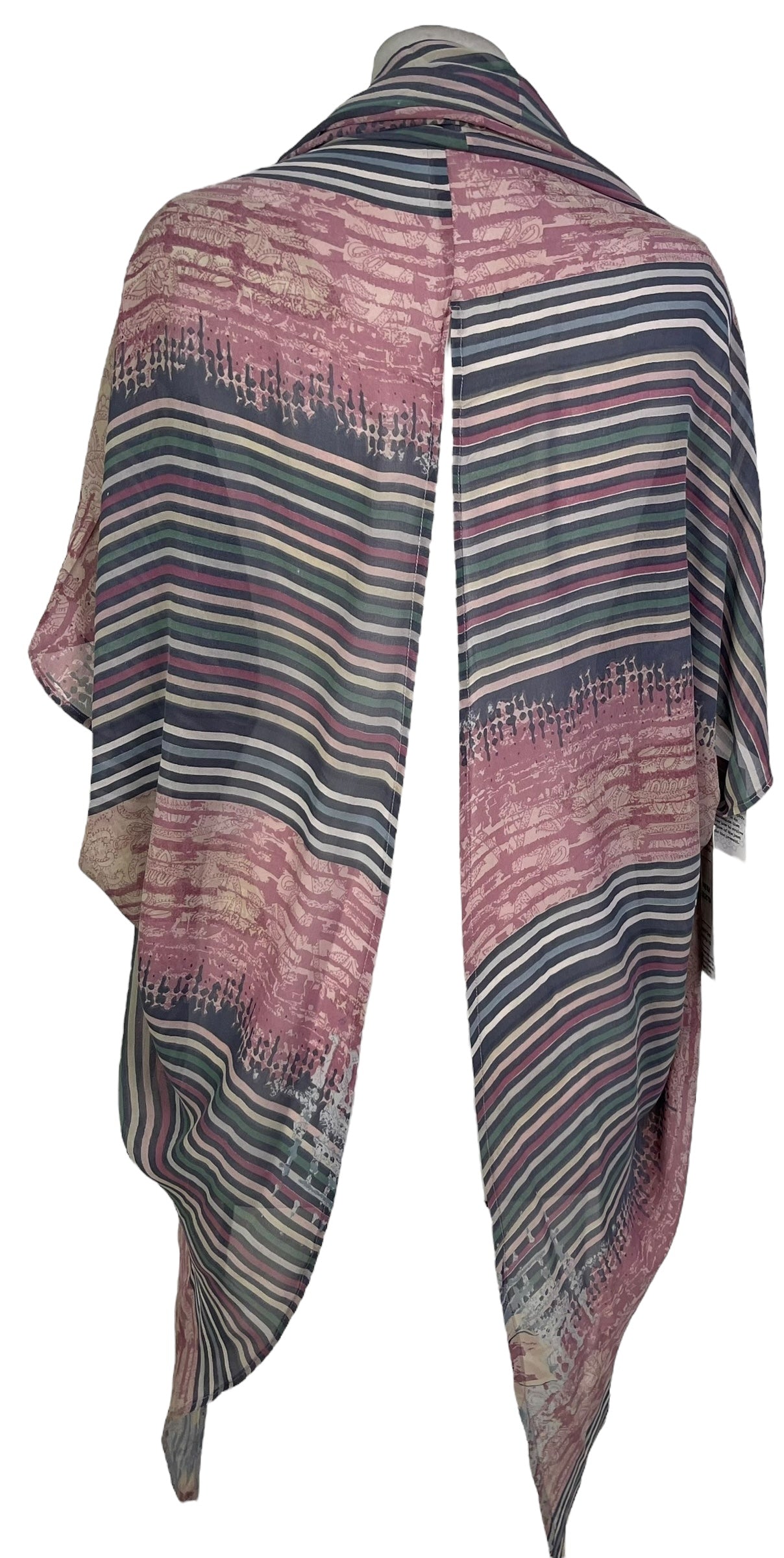 PRG6846 Sheer Avatar Pure Silk Cardigan