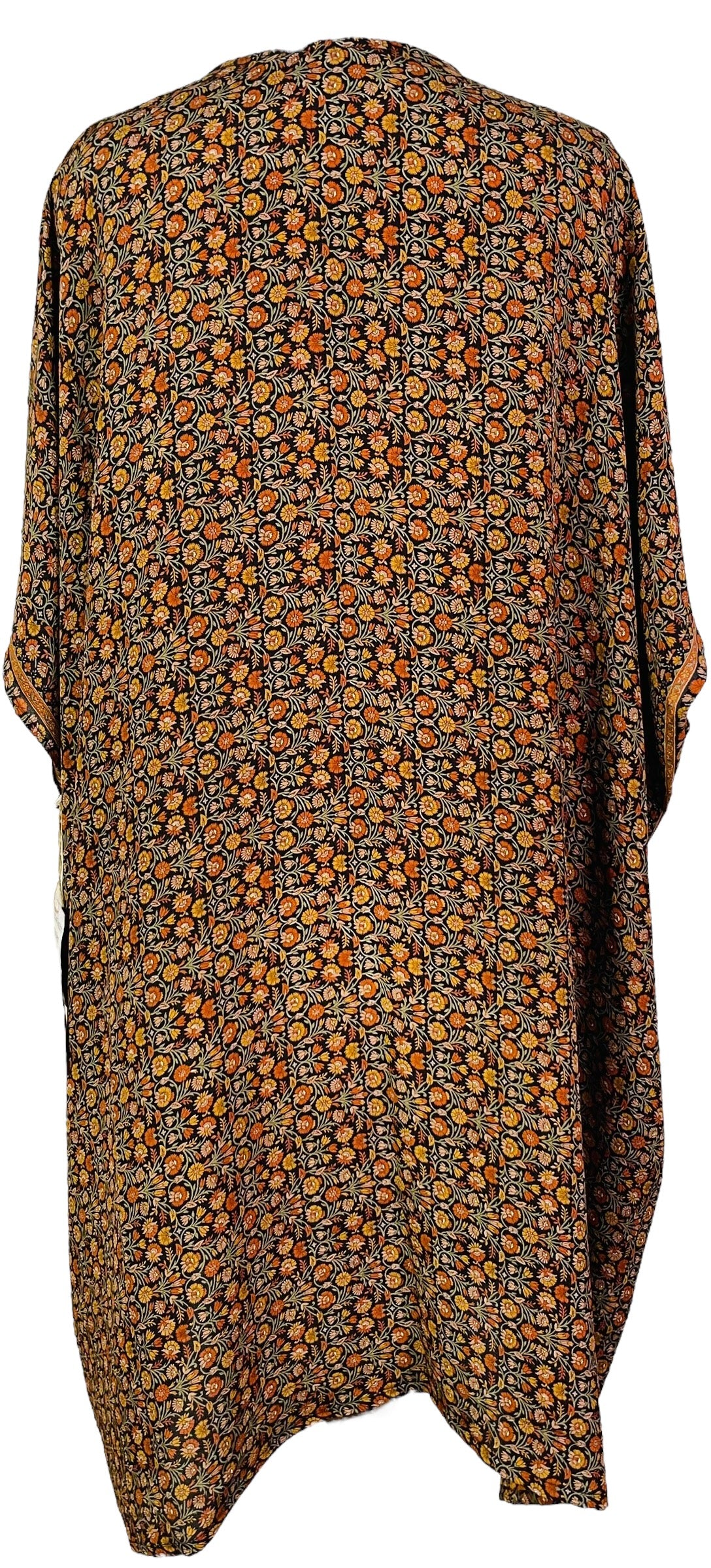 PRC7305 Nirvana Pure Silk Midi Length Kaftan