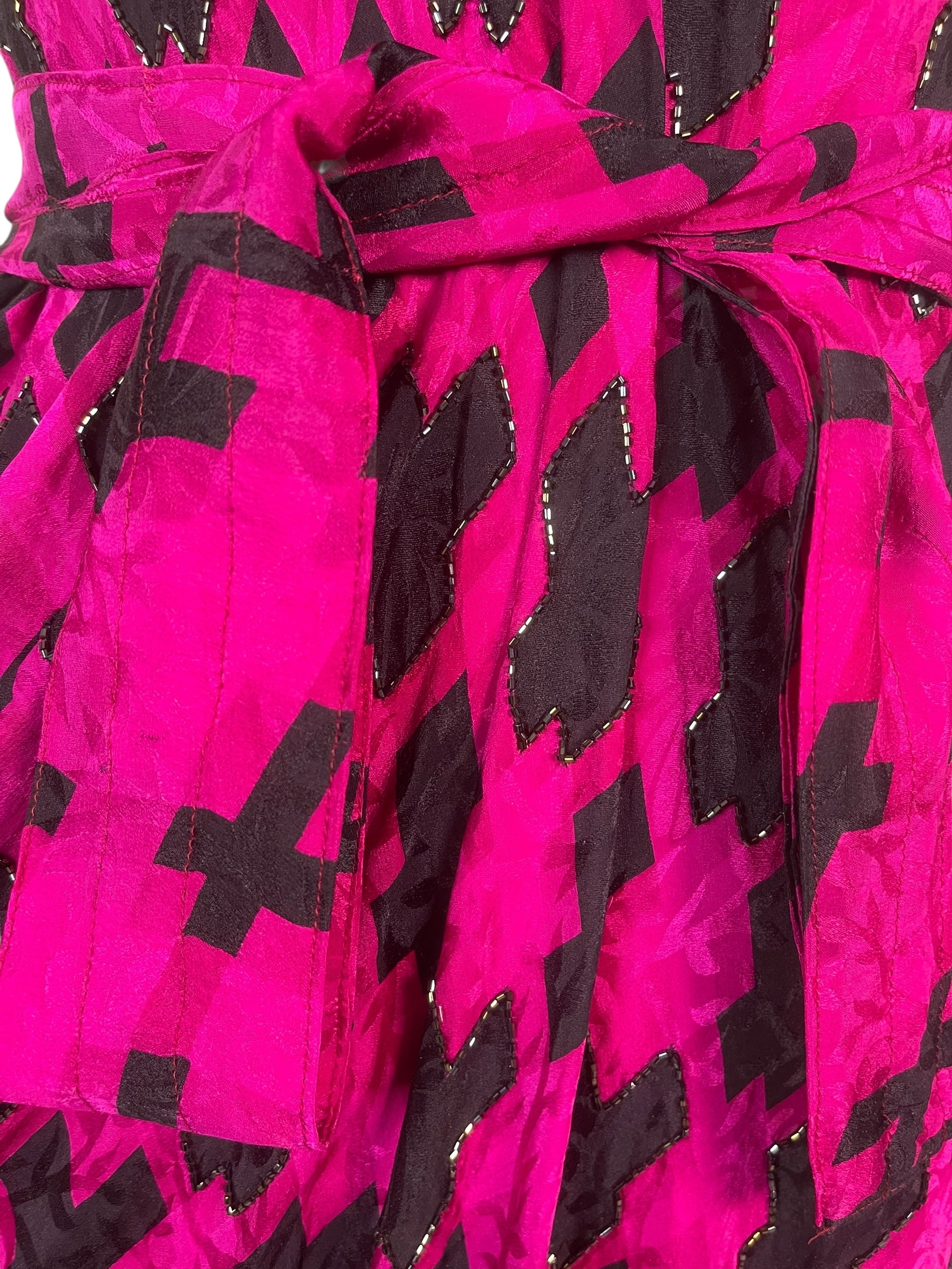 PRC7680 Wabi Sabi Pure Silk Maxi Dress with Belt