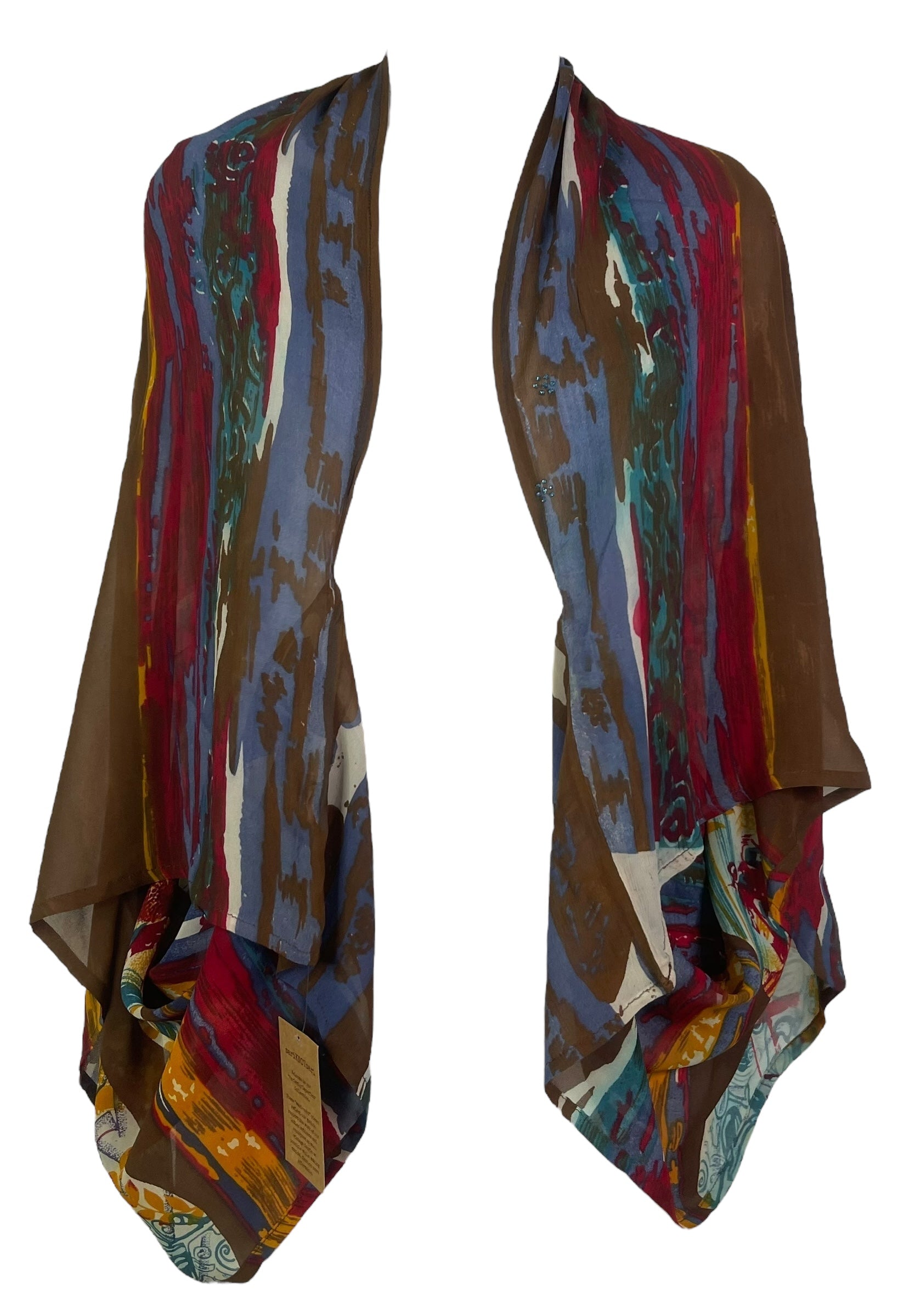 PRG7886 Sheer Wabi Sabi Pure Silk Shrug