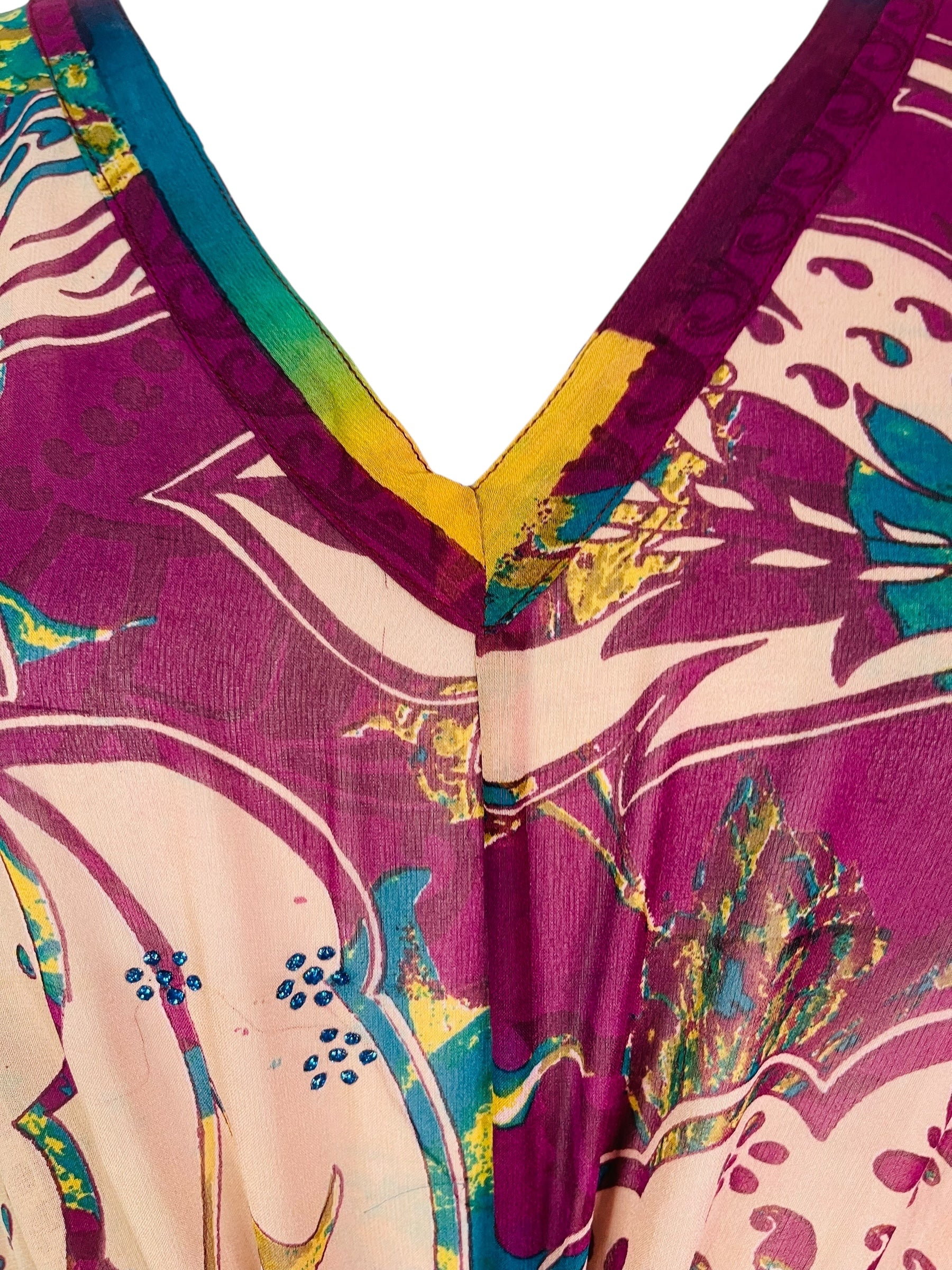 MARKETING PRC7606 Avatar Pure Silk Maxi Kaftan by MARKETING – Handmade ethical Maxi Kaftan from sariKNOTsari using upcycled silk. Designed in Canada for travel and slow fashion, loved from Toronto to LA to Sydney.