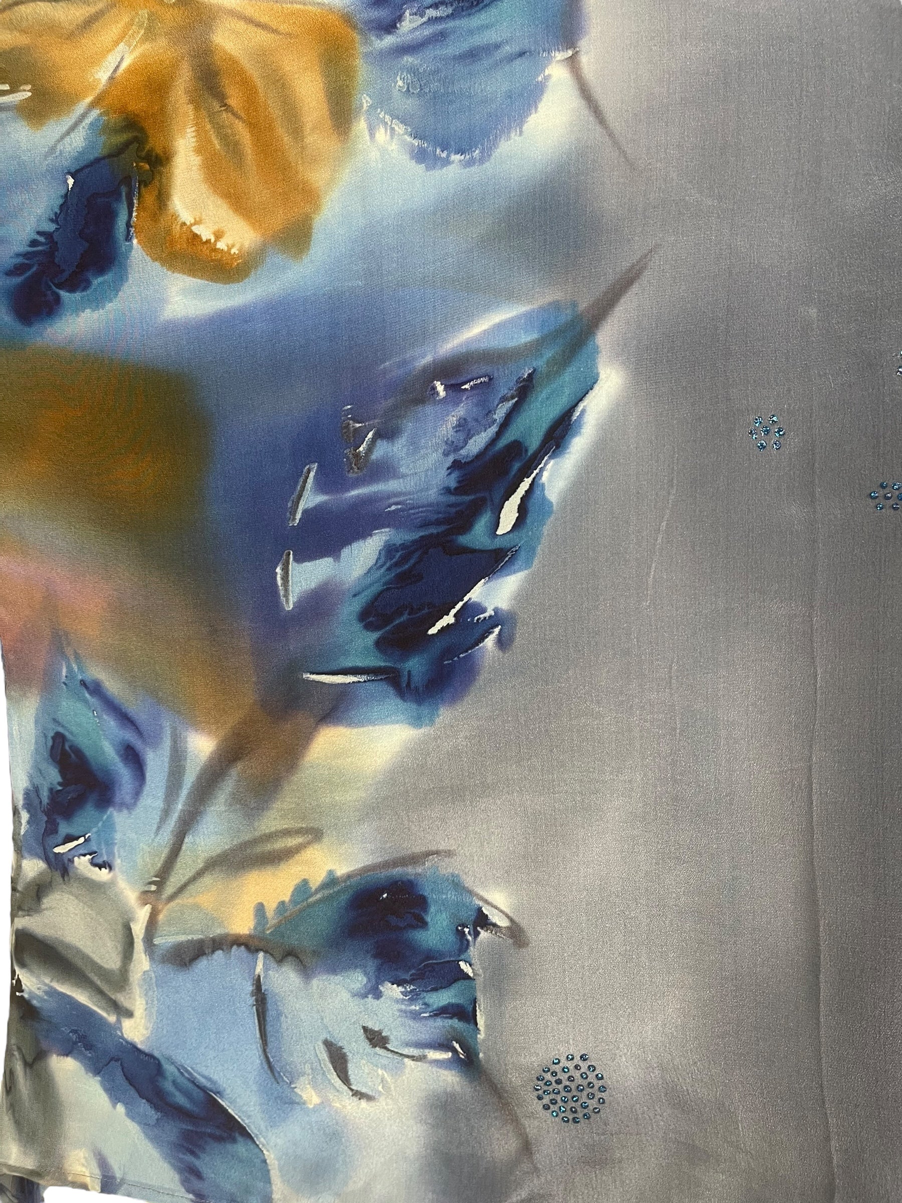 PRC8209 Avatar Pure Silk Long Tunic with Side Ties