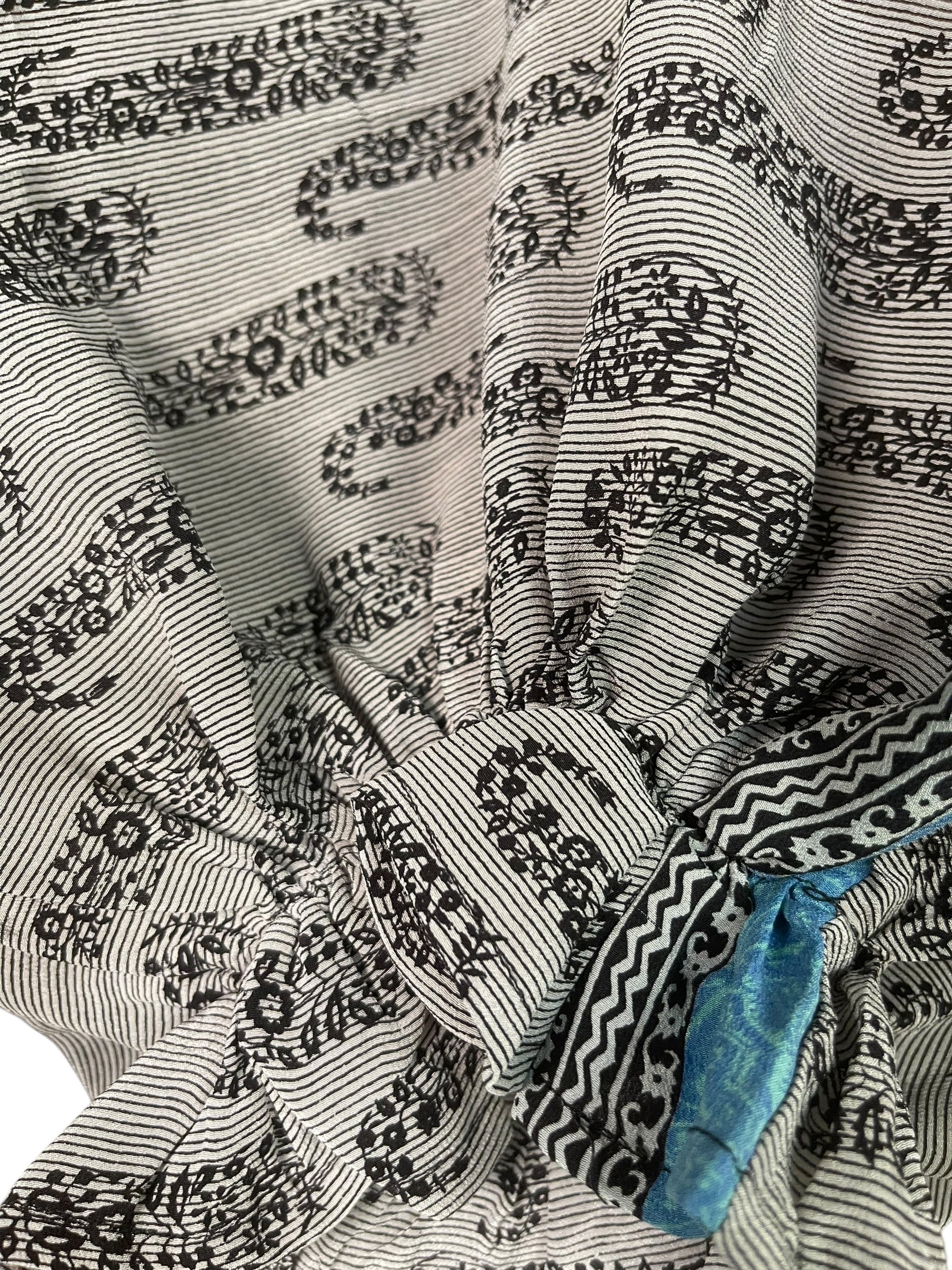 PREVIEW PRC8645 Avatar Pure Silk Bolero by MARCH2026 – Handmade ethical Bolero from sariKNOTsari using upcycled silk. Designed in Canada for travel and slow fashion, loved from Toronto to LA to Sydney.