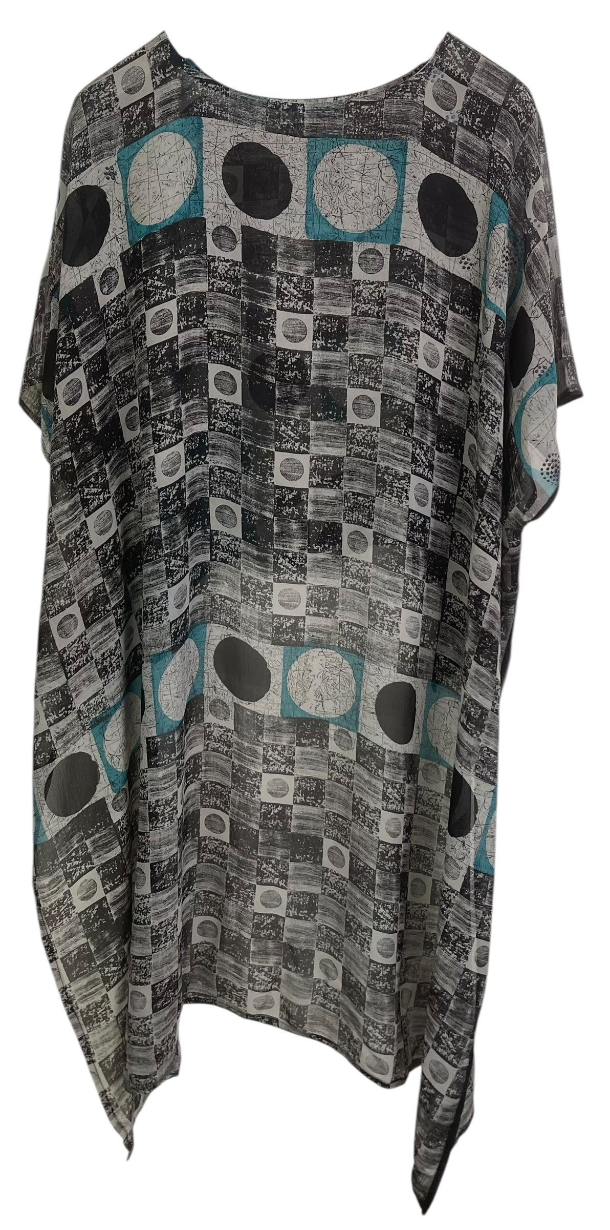 PRG8718 Sheer Avatar Pure Silk Hi Lo Top