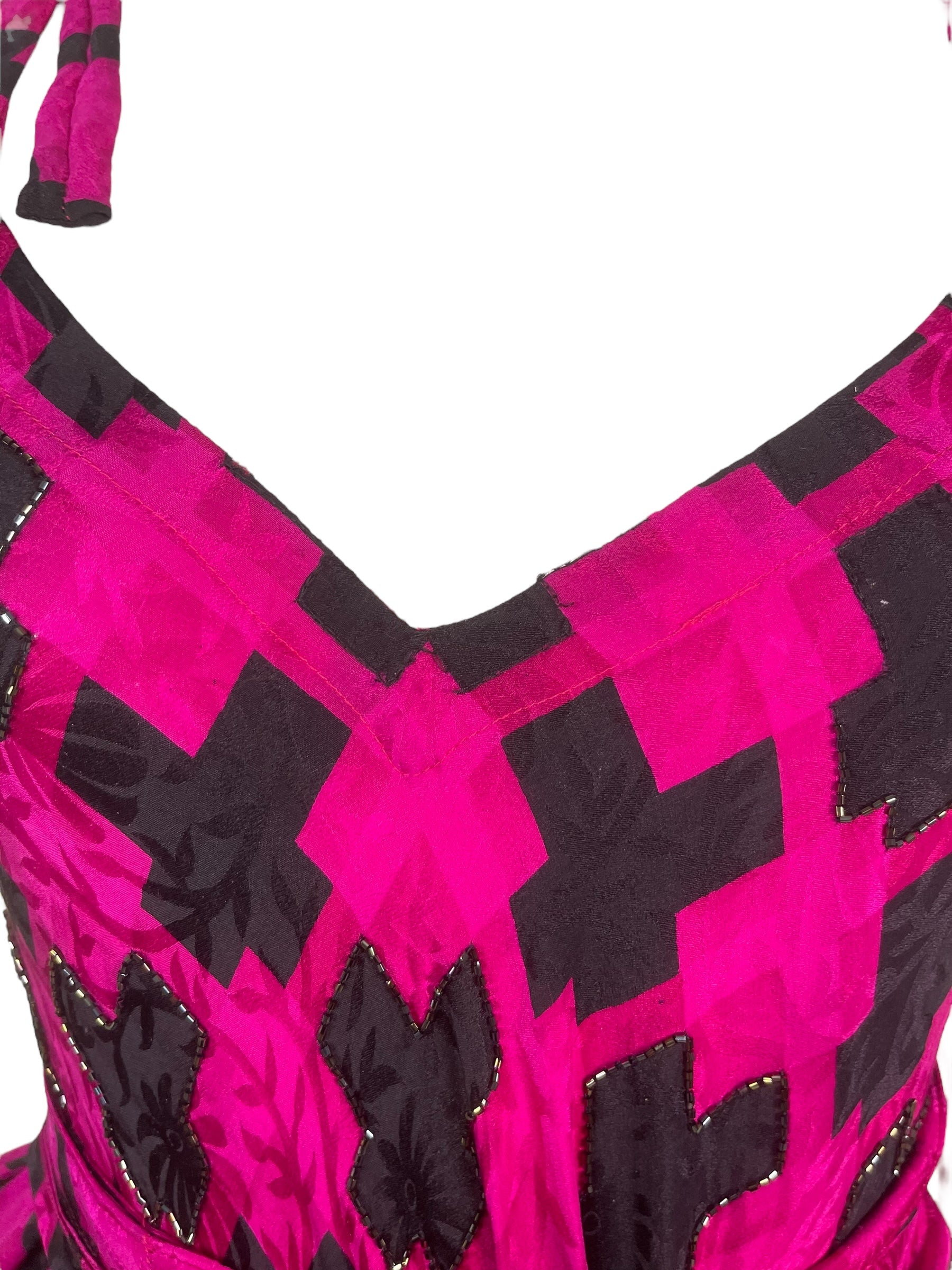 PRC7680 Wabi Sabi Pure Silk Maxi Dress with Belt