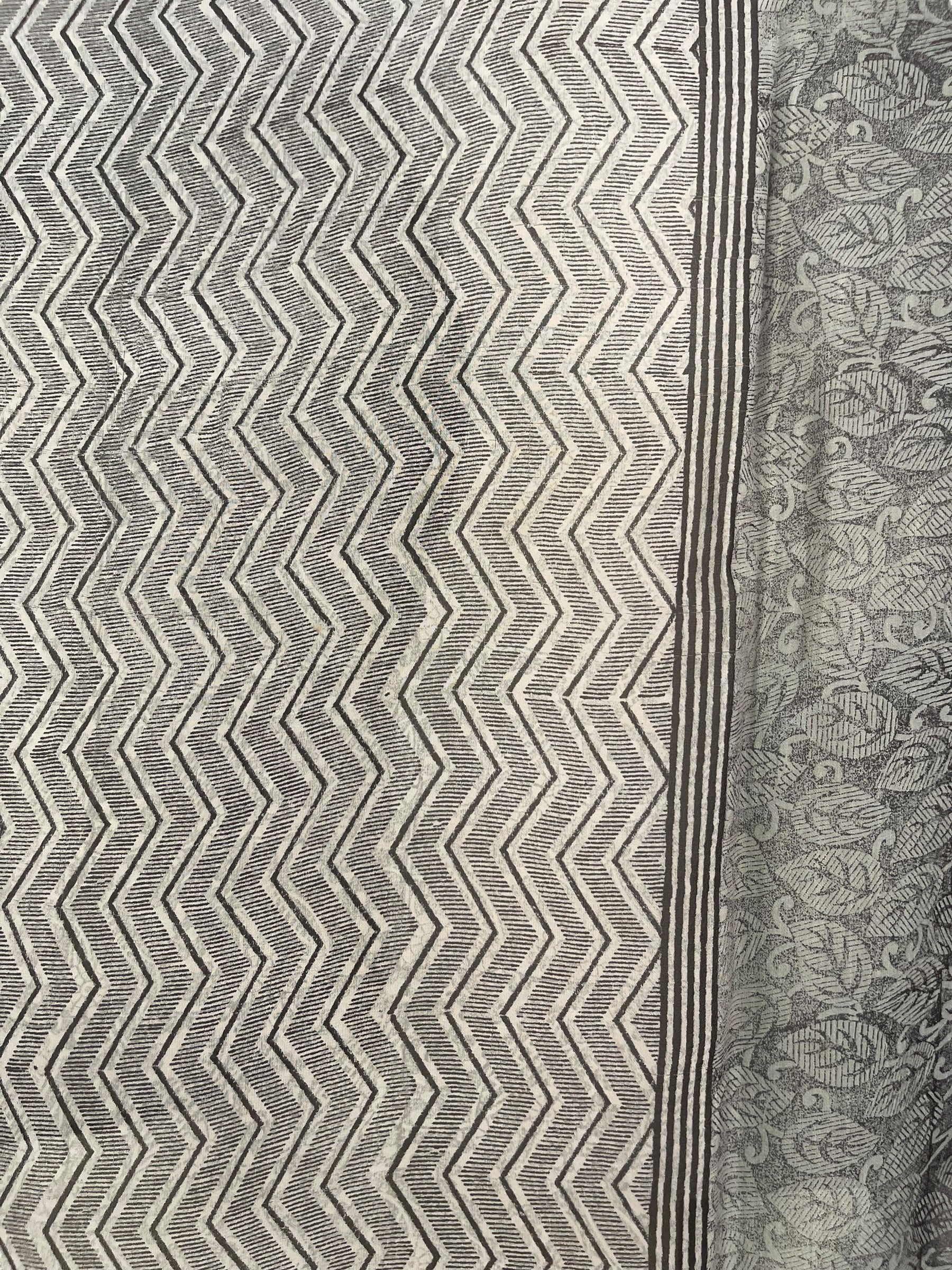 PRG7712 Sheer Wabi Sabi Pure Silk Short Kaftan Tunic With Slits