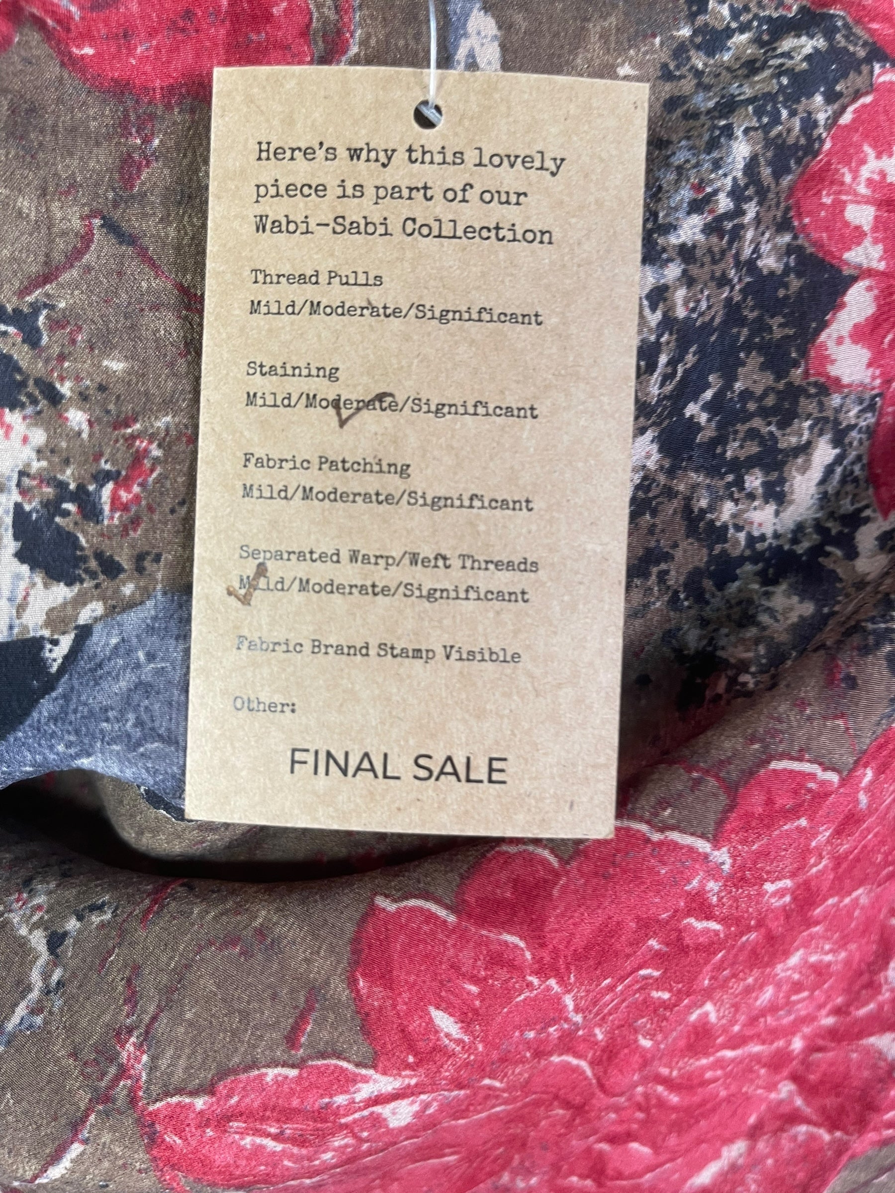 PRC6773 Wabi Sabi Pure Silk Maxi Kaftan