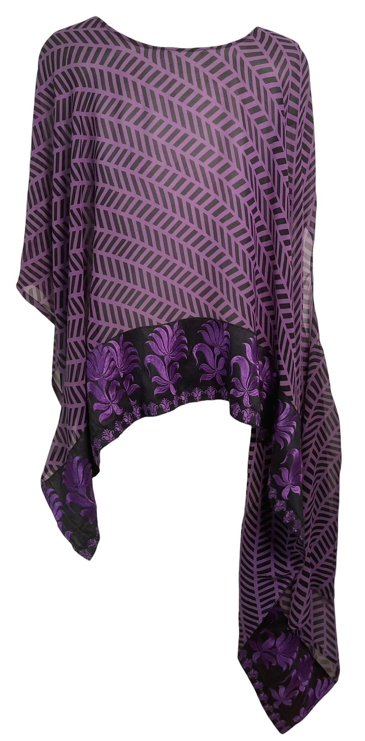 PRG8808 Sheer Wabi Sabi Pure Silk Versatile Vest