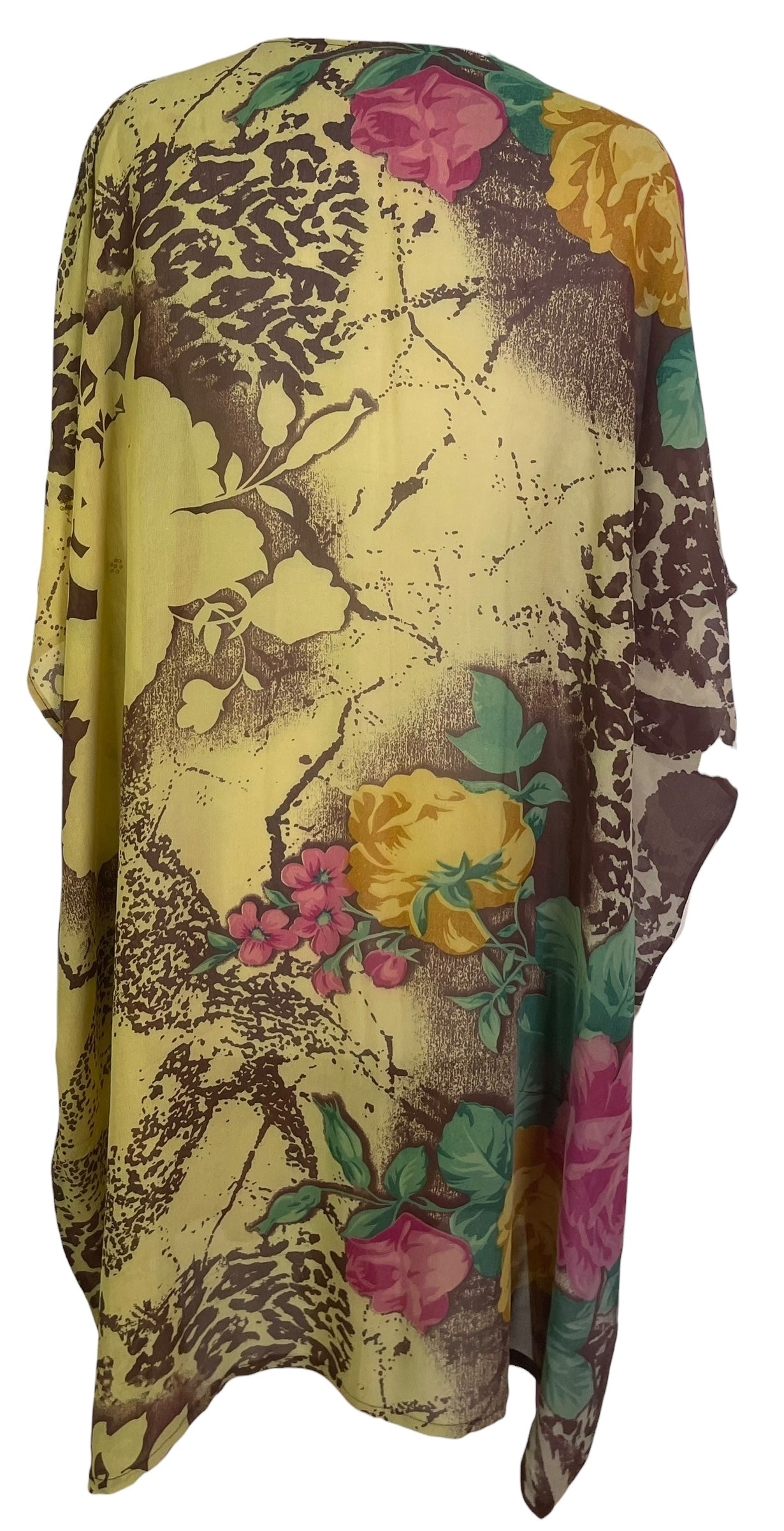 PRG8852 Sheer Wabi Sabi Pure Silk Midi Length Kaftan by 15 FEBRUARY 2026 – Handmade ethical Midi Length Kaftan from sariKNOTsari using upcycled silk. Designed in Canada for travel and slow fashion, loved from Toronto to LA to Sydney.