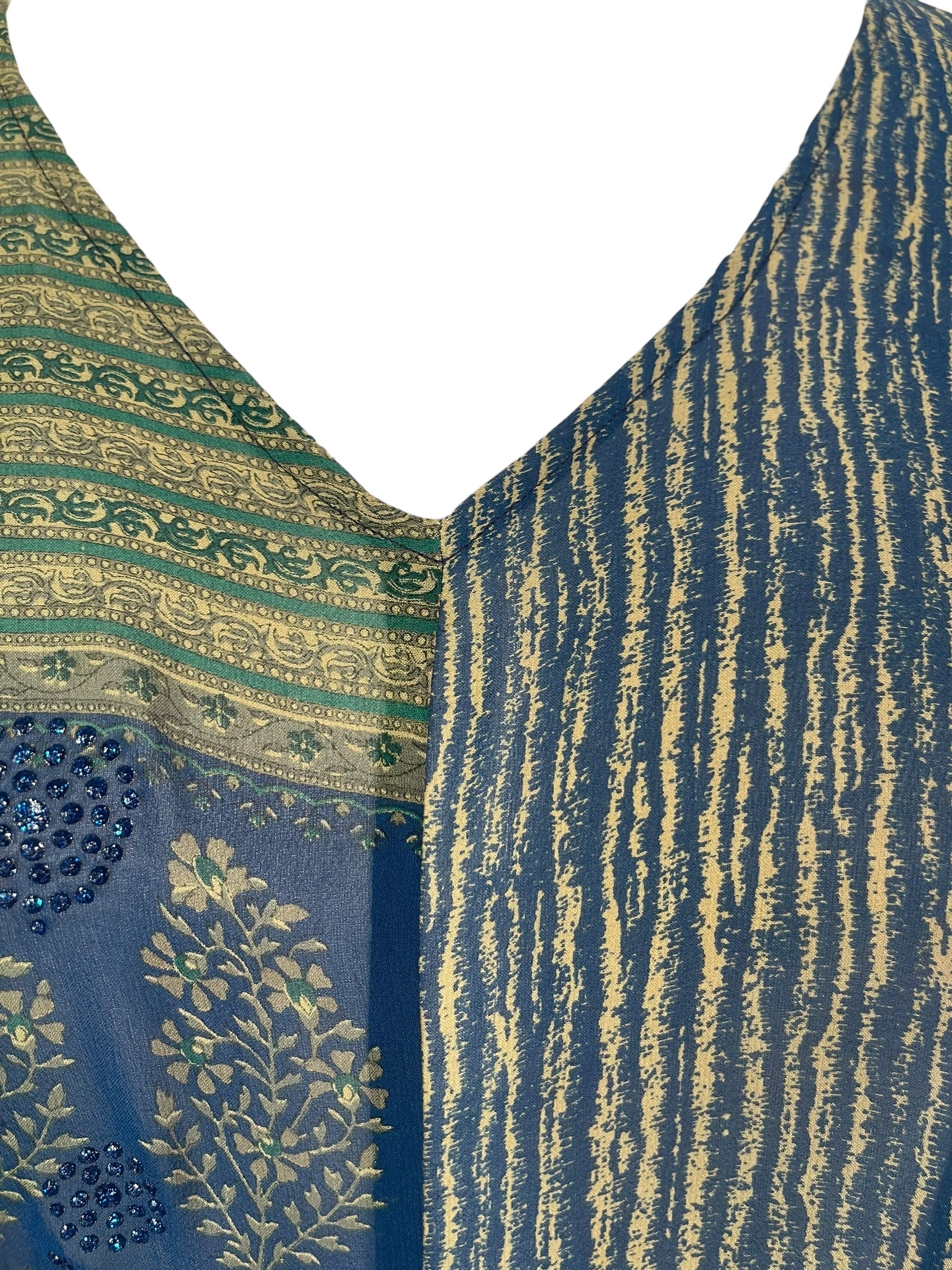 PRG8606 Sheer Wabi Sabi Pure Silk Waterfall Top