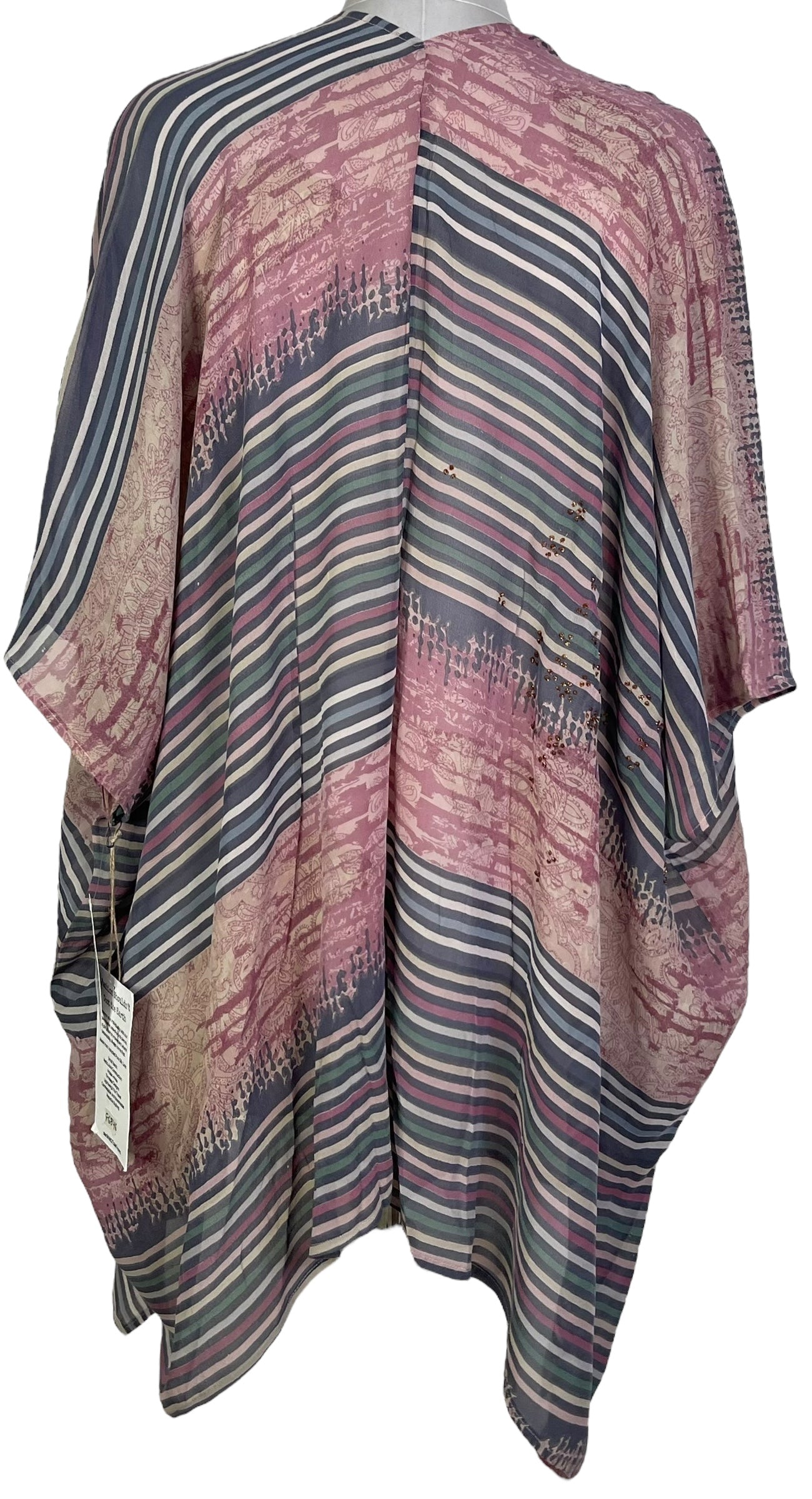 PRG6846 Sheer Avatar Pure Silk Cardigan