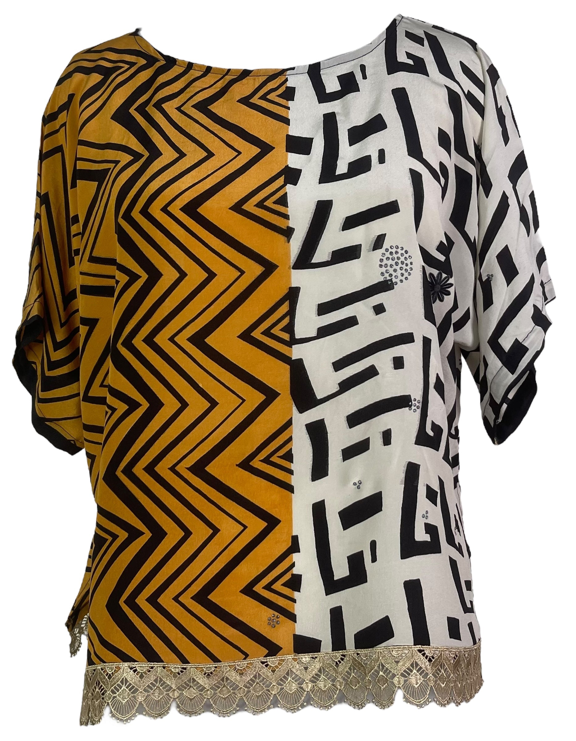 PREVIEW PRC7008 Avatar Pure Silk Side Slit Top