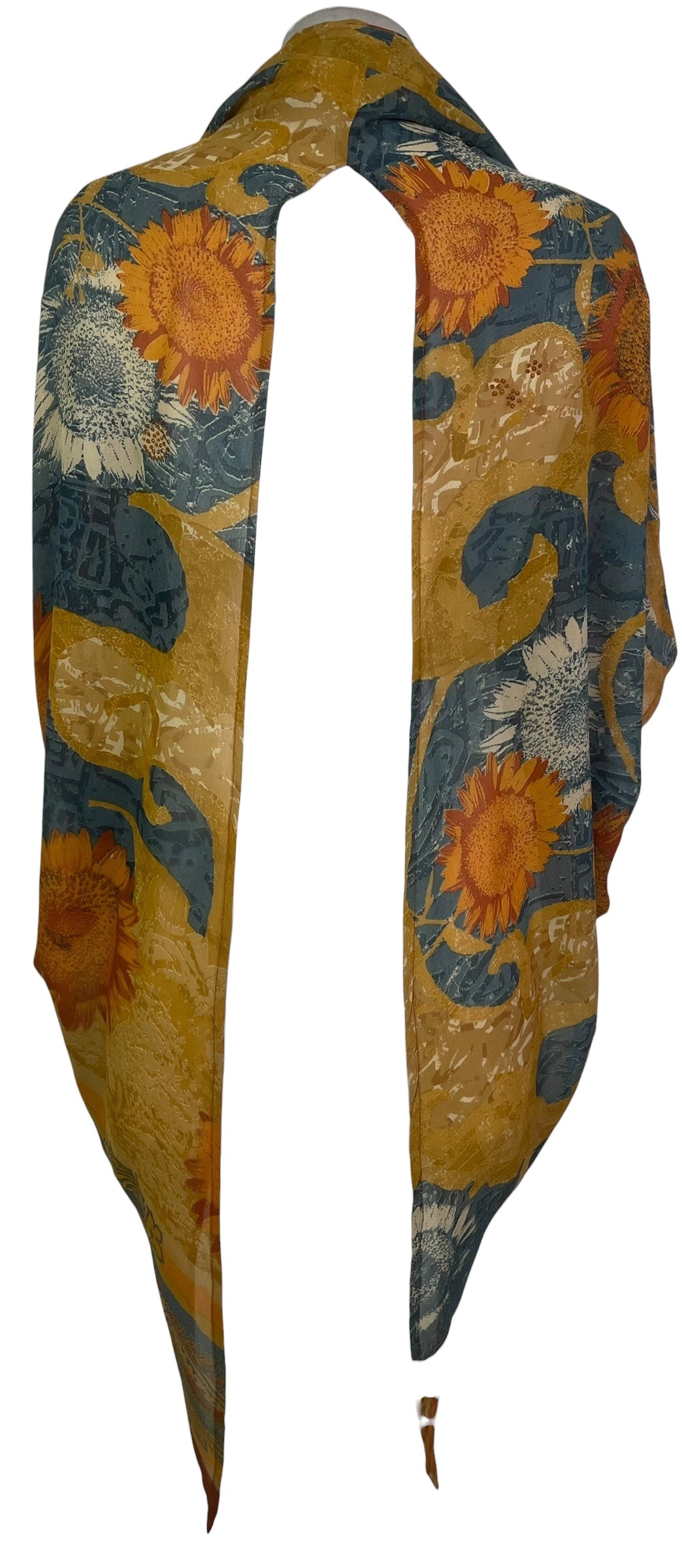 PREVIEW PRG8603 Sheer Avatar Pure Silk Cardigan by FEBRUARY2026 – Handmade ethical Cardigan from sariKNOTsari using upcycled silk. Designed in Canada for travel and slow fashion, loved from Toronto to LA to Sydney.