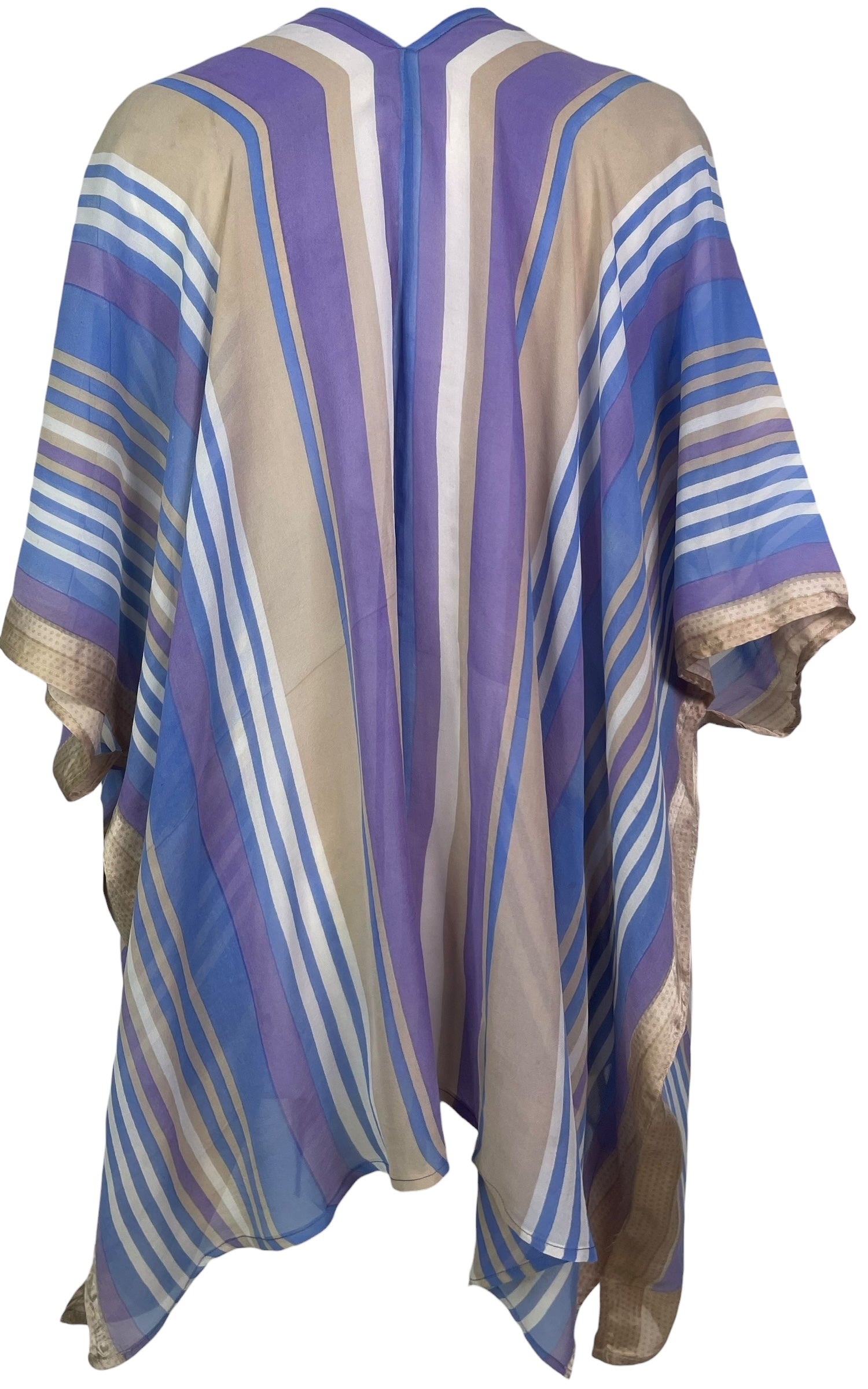 PREVIEW PRG8598 Wabi Sabi Pure Silk Cardigan by FEBRUARY2026 – Handmade ethical Cardigan from sariKNOTsari using upcycled silk. Designed in Canada for travel and slow fashion, loved from Toronto to LA to Sydney.