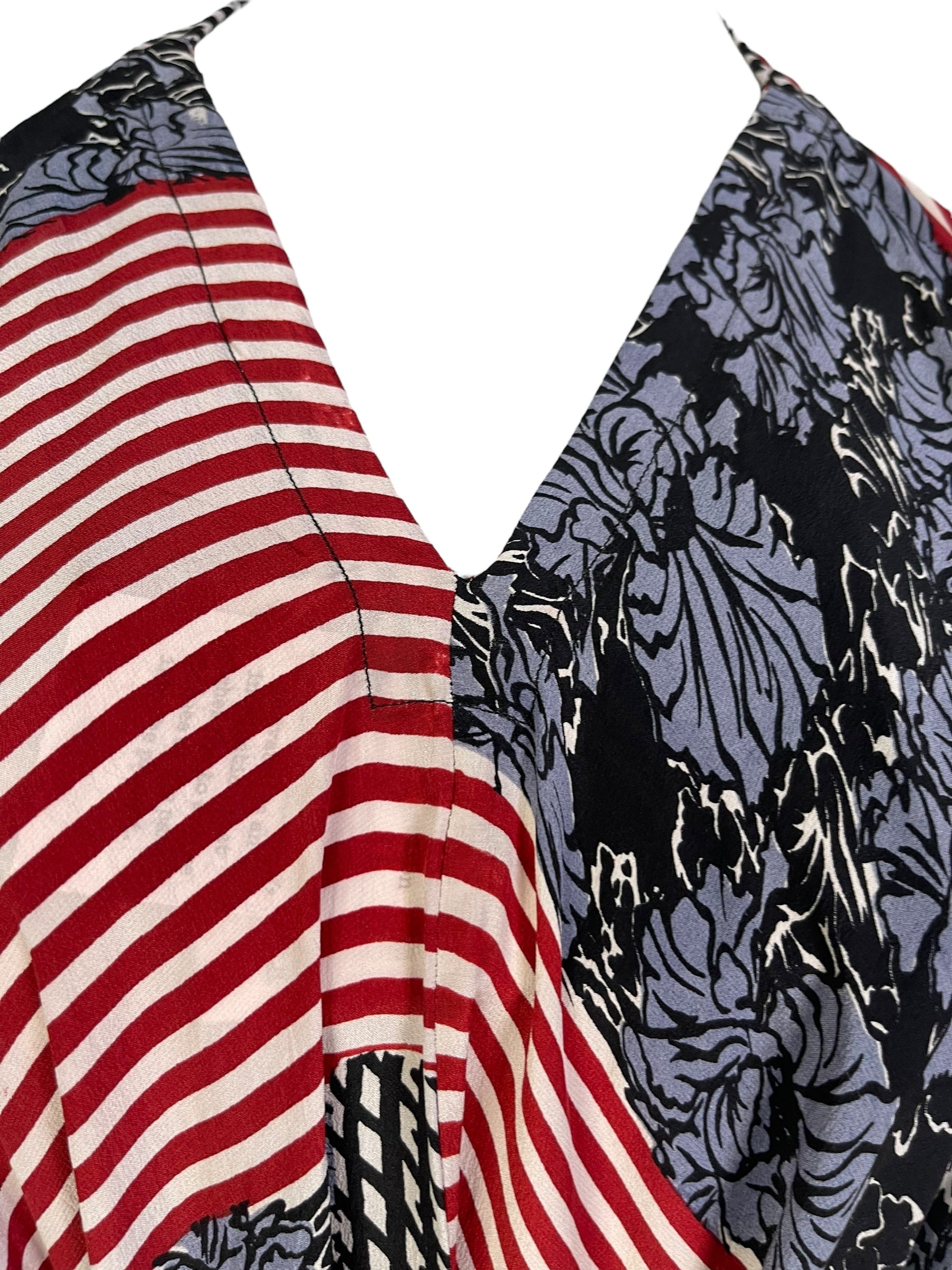 PRC7255 Avatar Pure Silk Maxi Dress with Belt