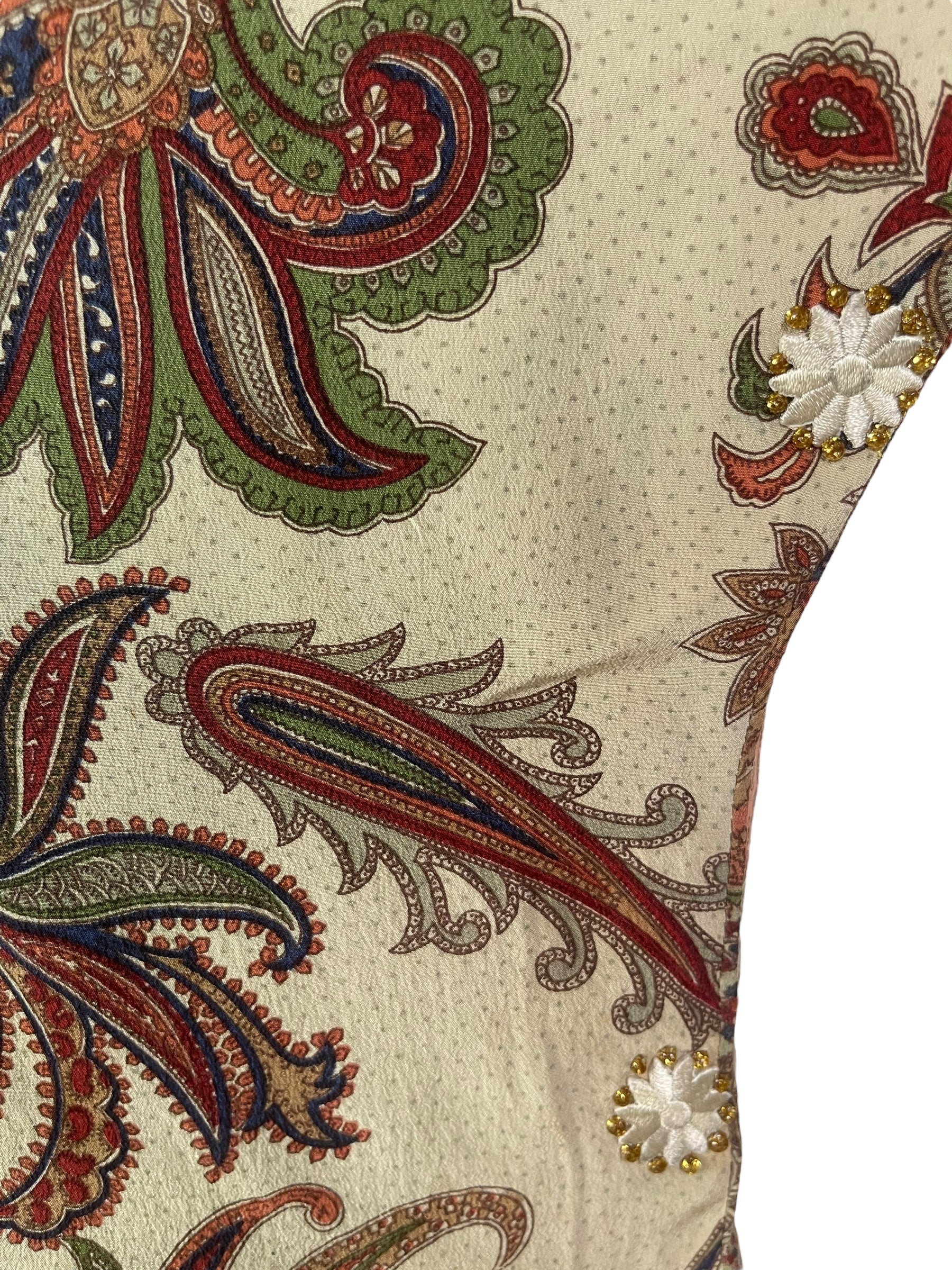 PRC7602 Wabi Sabi Pure Silk Long Tunic with Side Ties