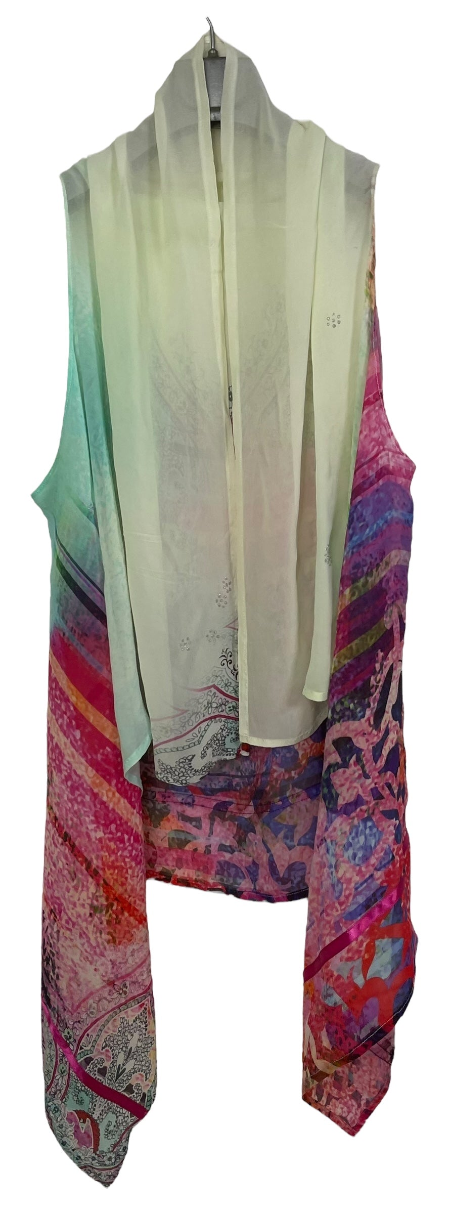 SUTTLES PRG7431 Sheer Avatar Pure Silk Versatile Vest
