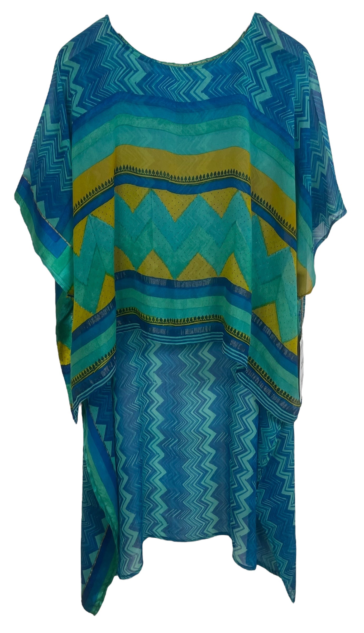 PRG7879 Sheer Avatar Pure Silk Hi Lo Top