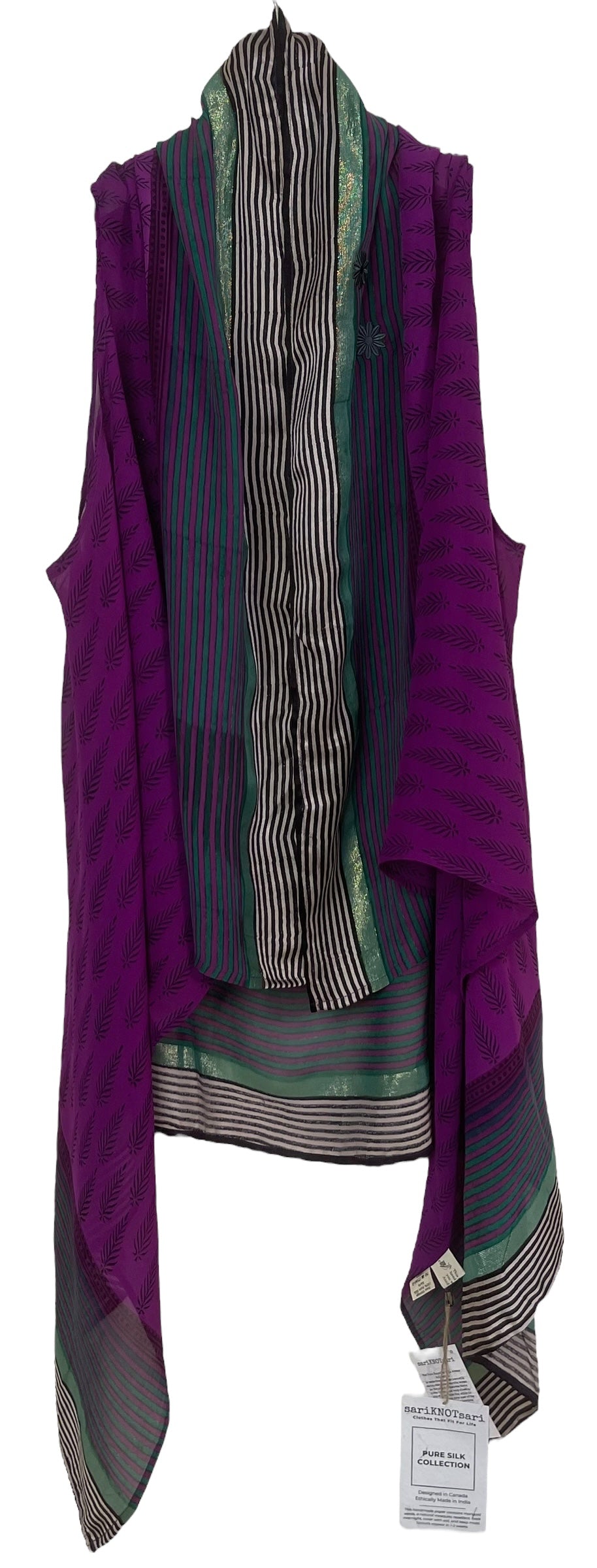 PRG8166 Sheer Avatar Pure Silk Versatile Vest