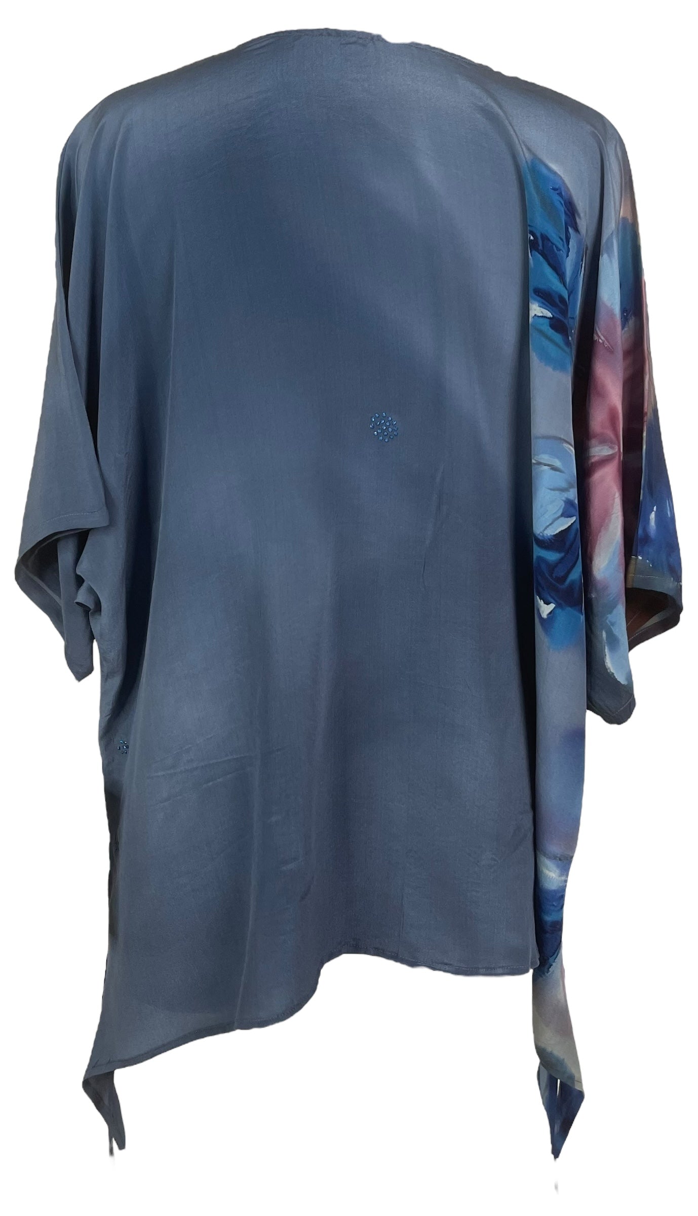 PRC8209 Avatar Pure Silk Long Tunic with Side Ties