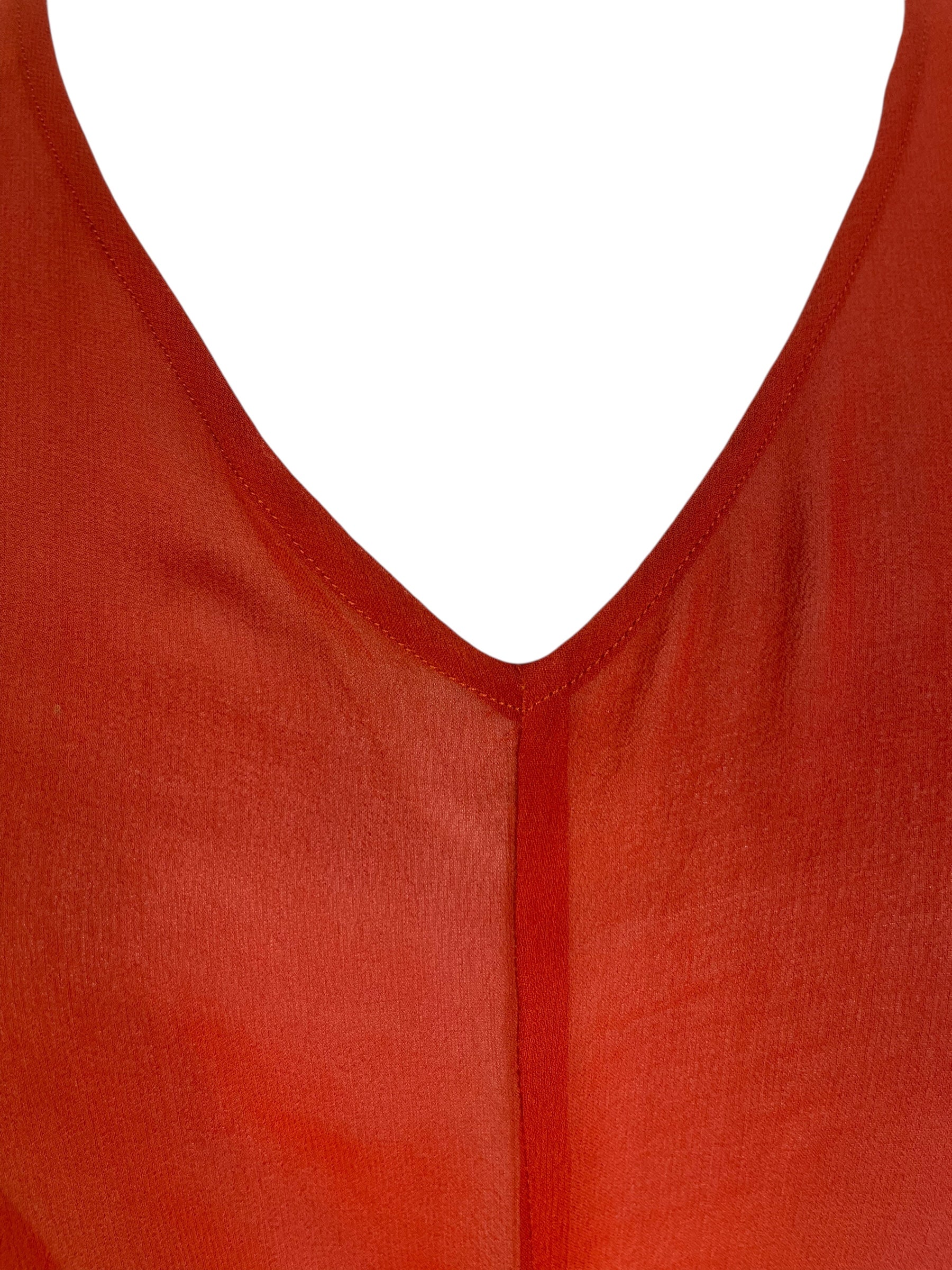 PREVIEW PRG8594 Sheer Avatar Pure Silk Waterfall Top by FEBRUARY2026 – Handmade ethical Waterfall Top from sariKNOTsari using upcycled silk. Designed in Canada for travel and slow fashion, loved from Toronto to LA to Sydney.