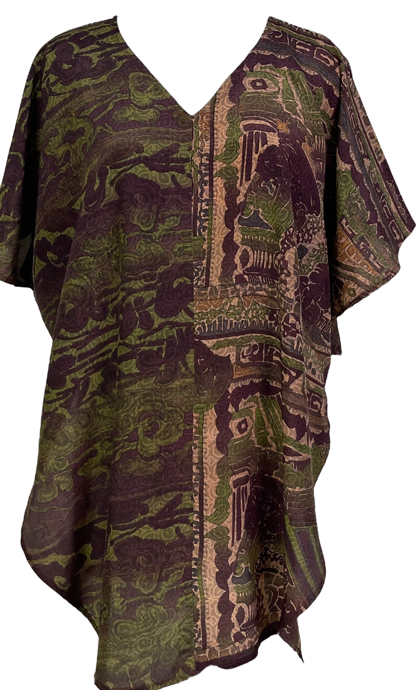 PRC6993 Avatar Pure Silk Waterfall Top