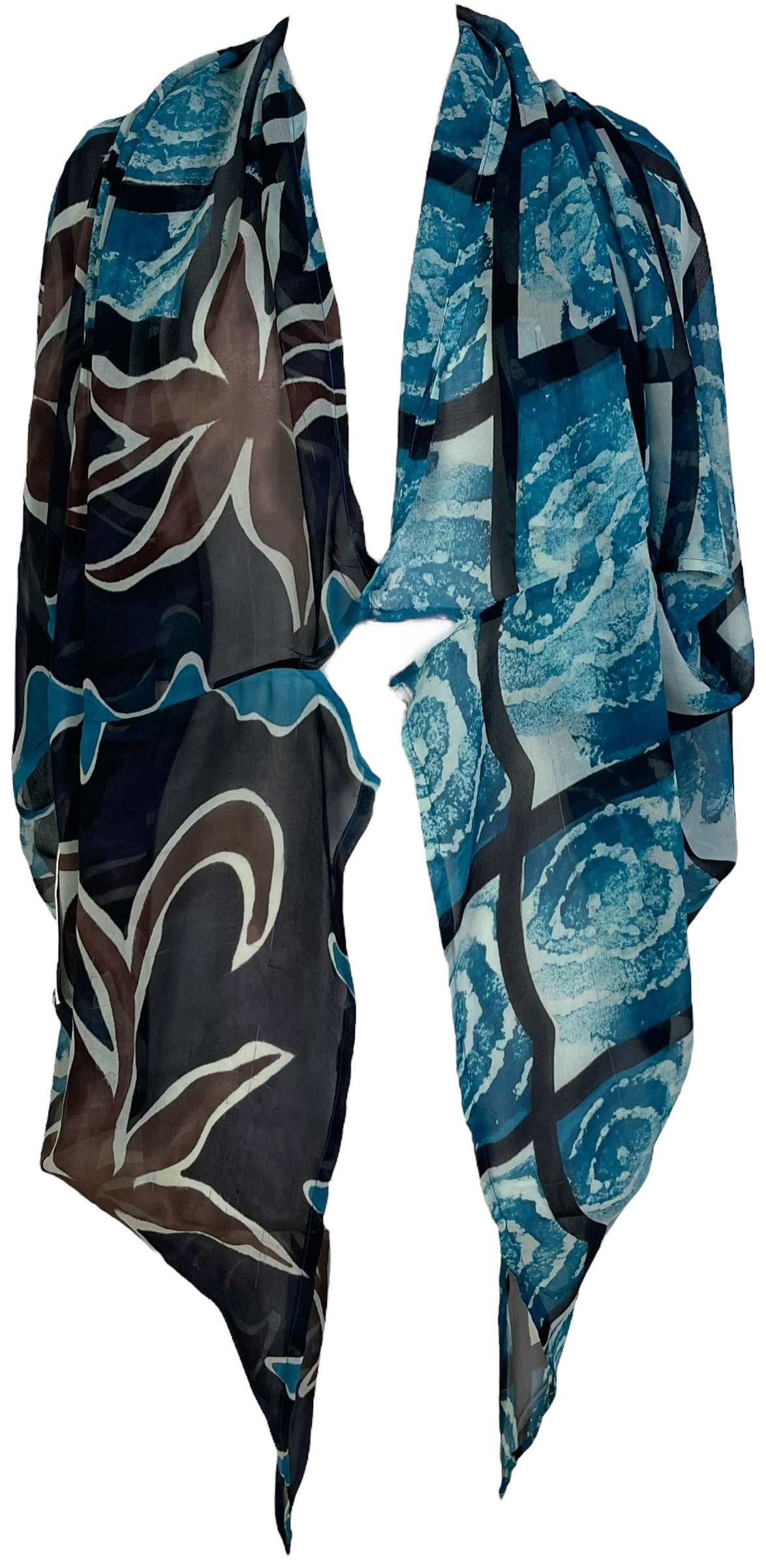 PRG7057 Sheer Wabi Sabi Pure Silk Cardigan