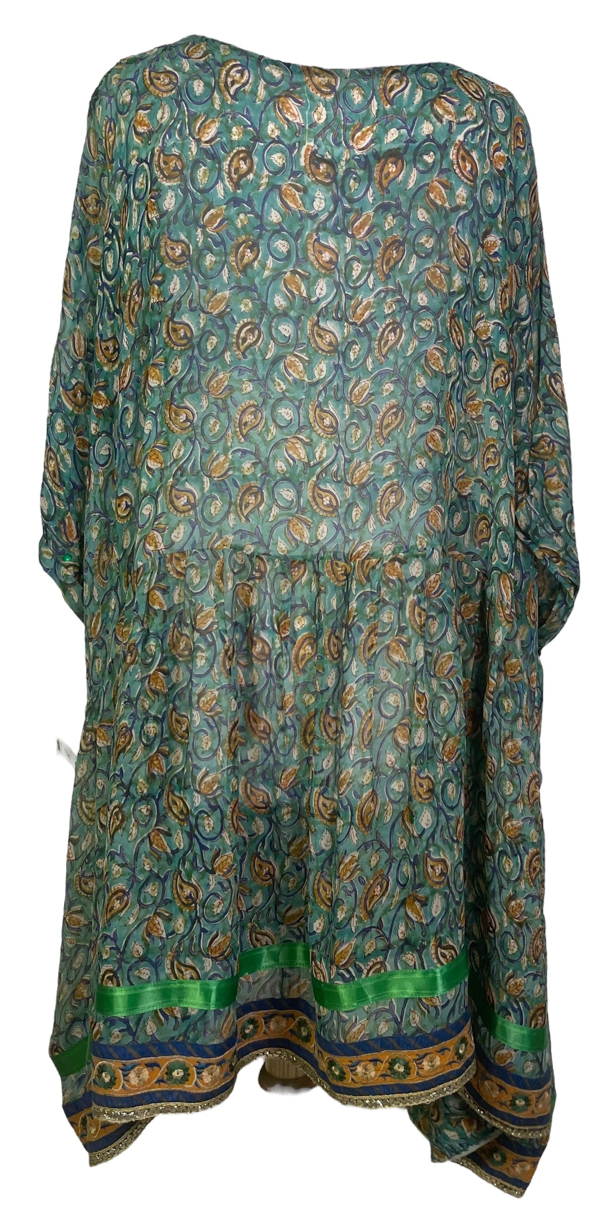 PRG7742 Sheer Avatar Pure Silk Boxy Babydoll Dress