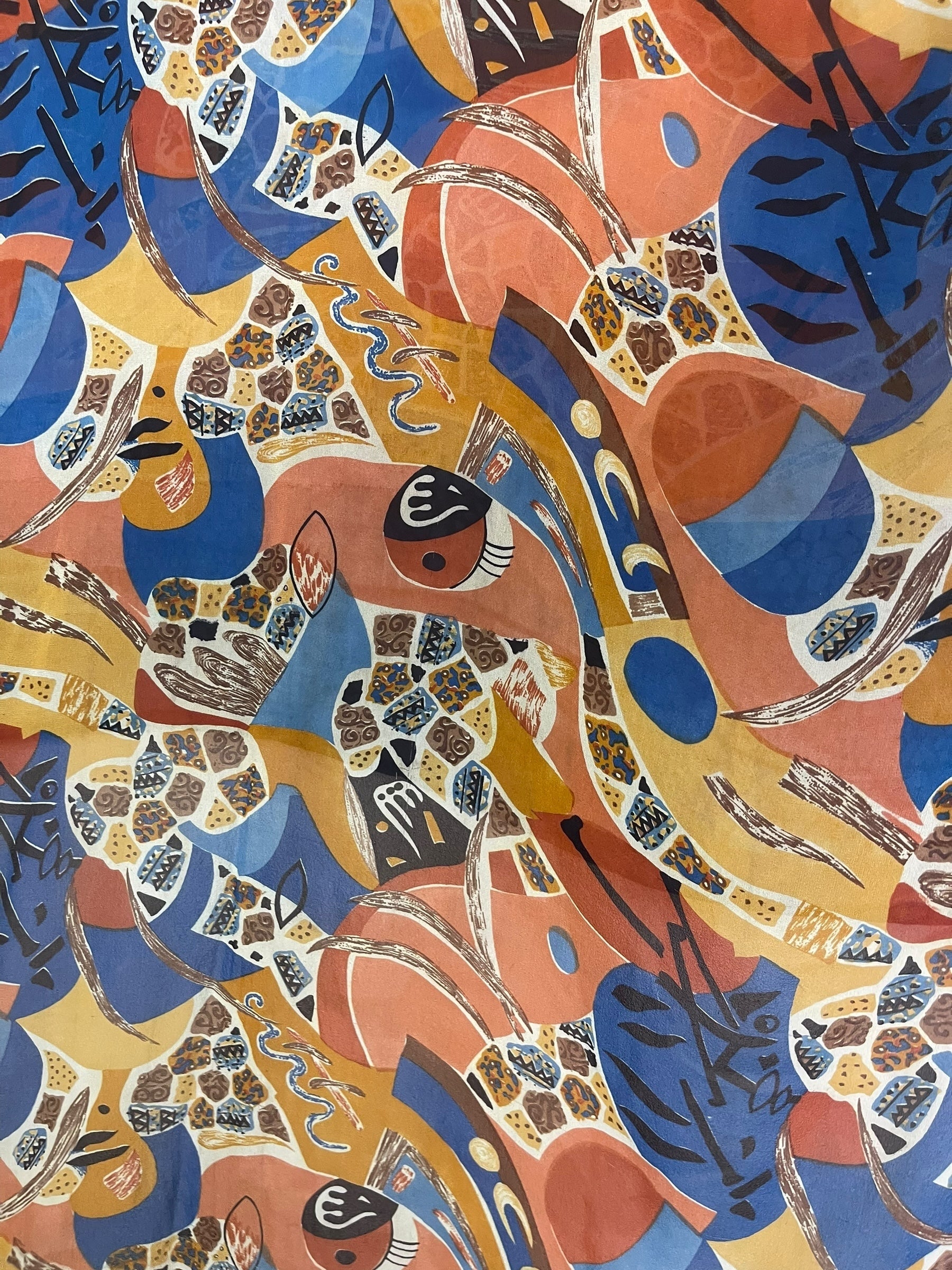 PRG7873 Sheer Wabi Sabi Pure Silk Hi Lo Top