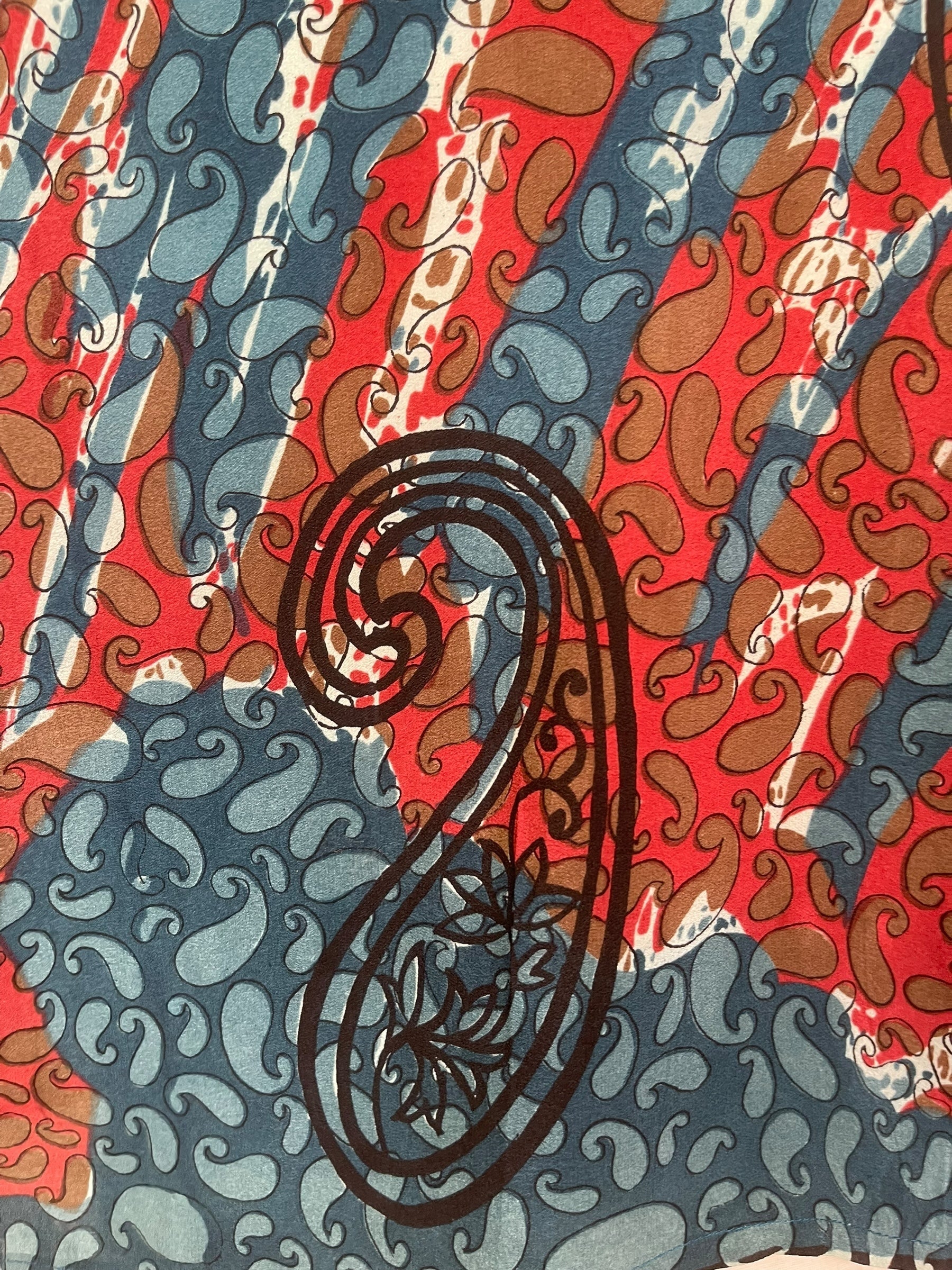 PRC7818 Wabi Sabi Pure Silk Boxy Top