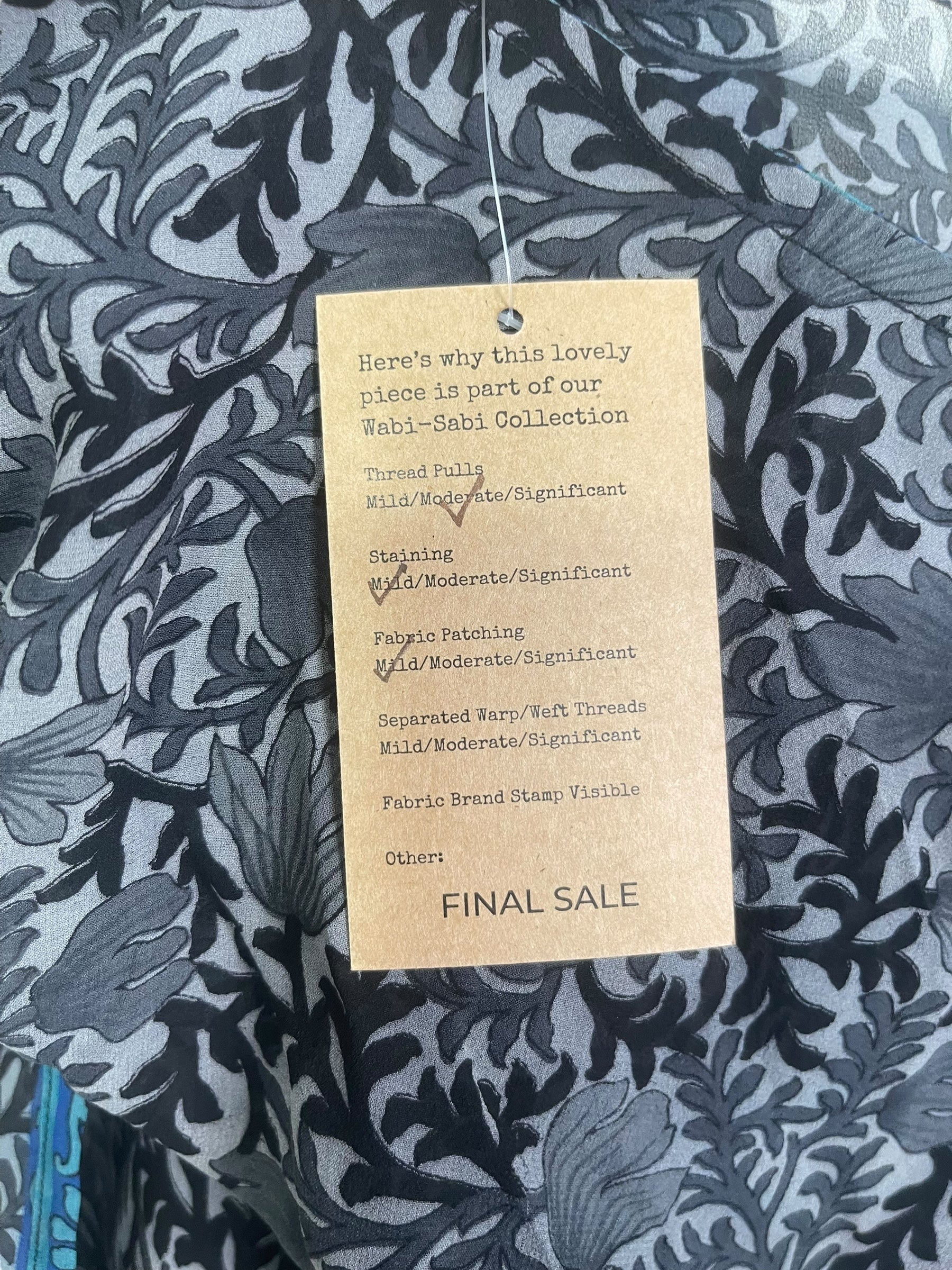 PRG8237 Sheer Wabi Sabi Pure Silk Hi Lo Top