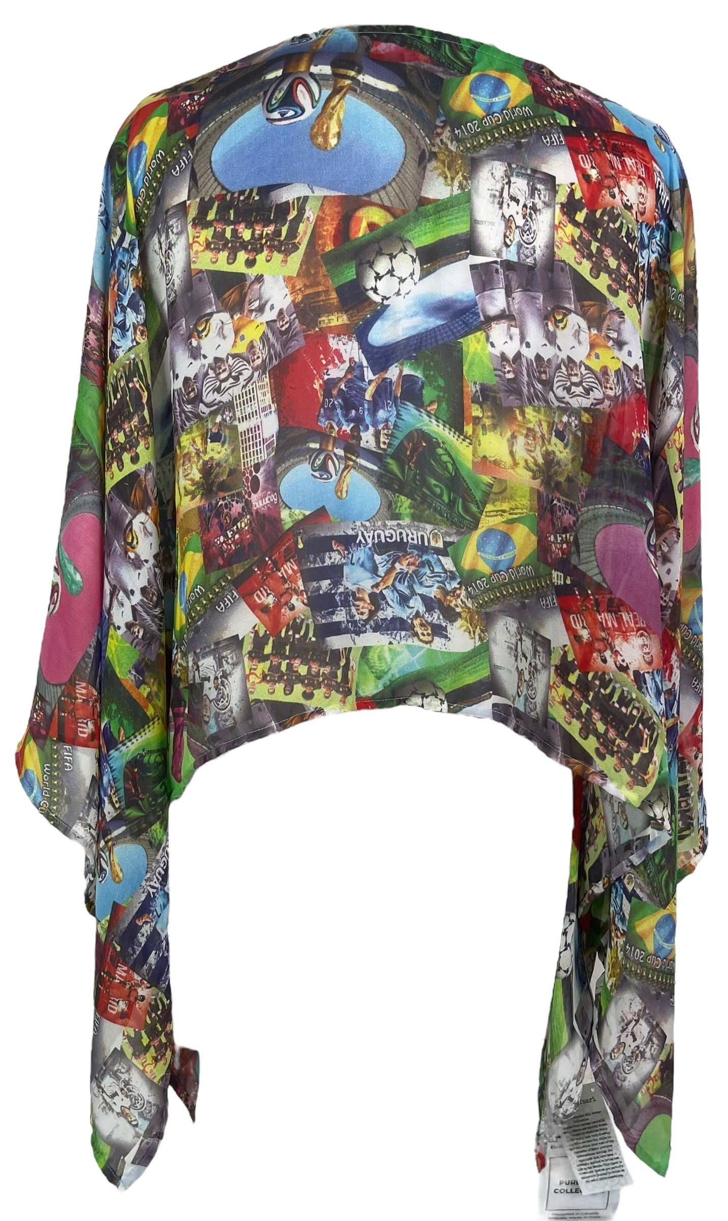 PREVIEW PRG8033 Sheer Avatar Pure Silk Capelet Poncho by DECEMBER2025 – Handmade ethical Poncho from sariKNOTsari using upcycled silk. Designed in Canada for travel and slow fashion, loved from Toronto to LA to Sydney.