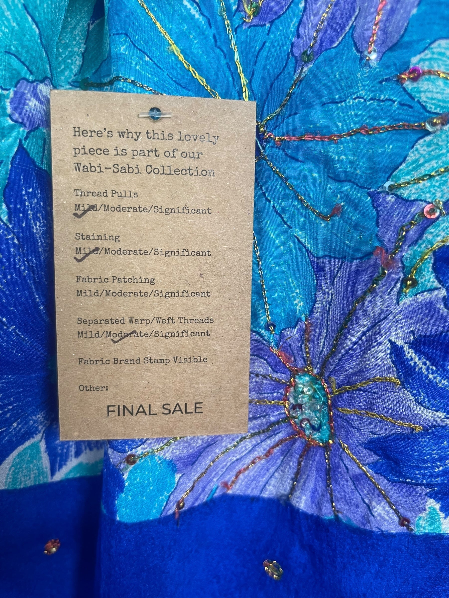 PRC8447 Wabi Sabi Pure Silk Short Kaftan Tunic With Slits