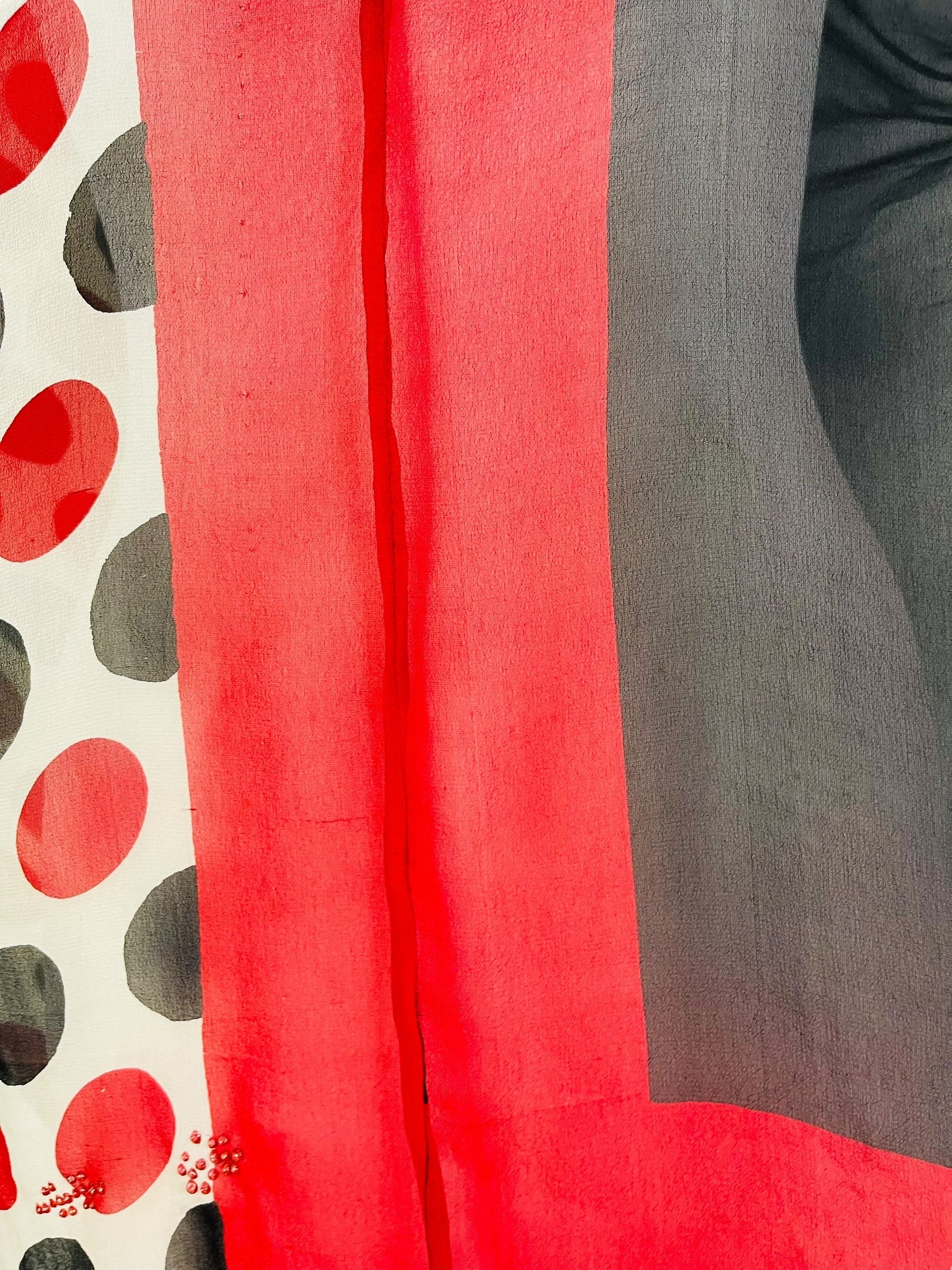 PRG7579 Sheer Wabi Sabi Pure Silk Waterfall Top