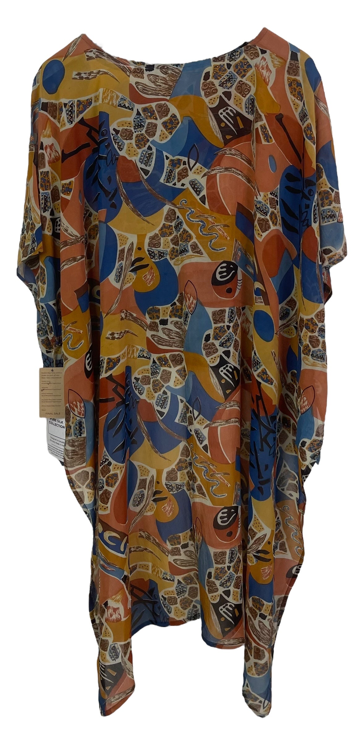 PRG7873 Sheer Wabi Sabi Pure Silk Hi Lo Top