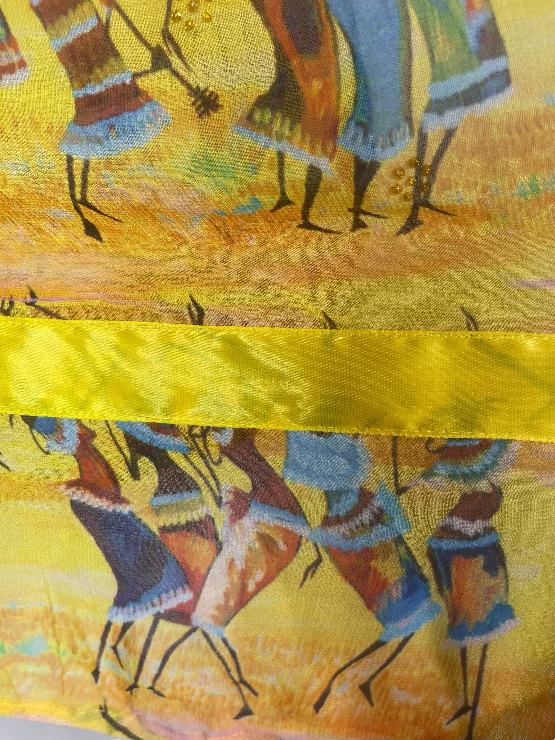 PRG8032 Sheer Avatar Pure Silk Capelet Poncho