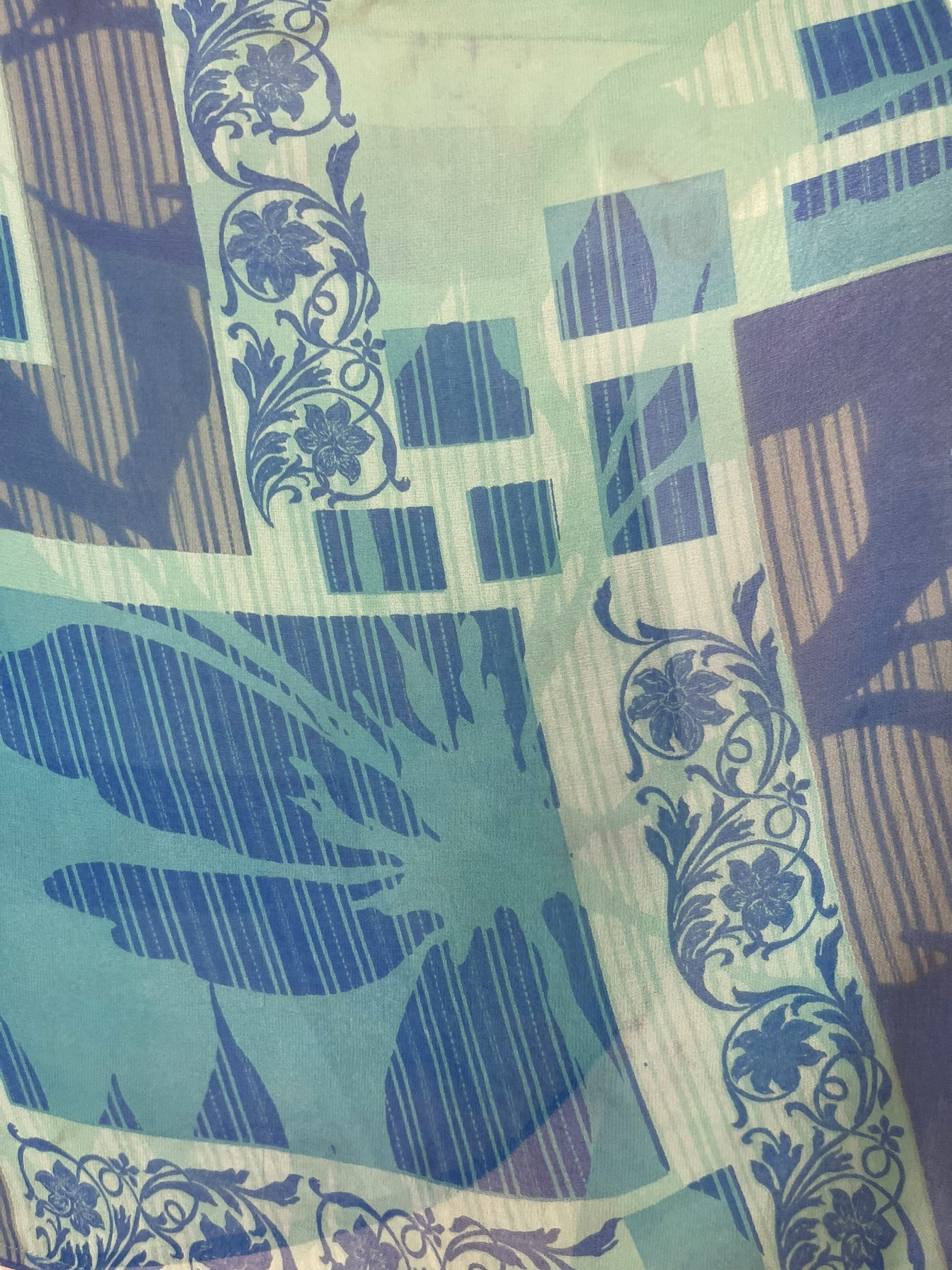 PRG8044 Wabi Sabi Pure Silk Kimono-Sleeved Top