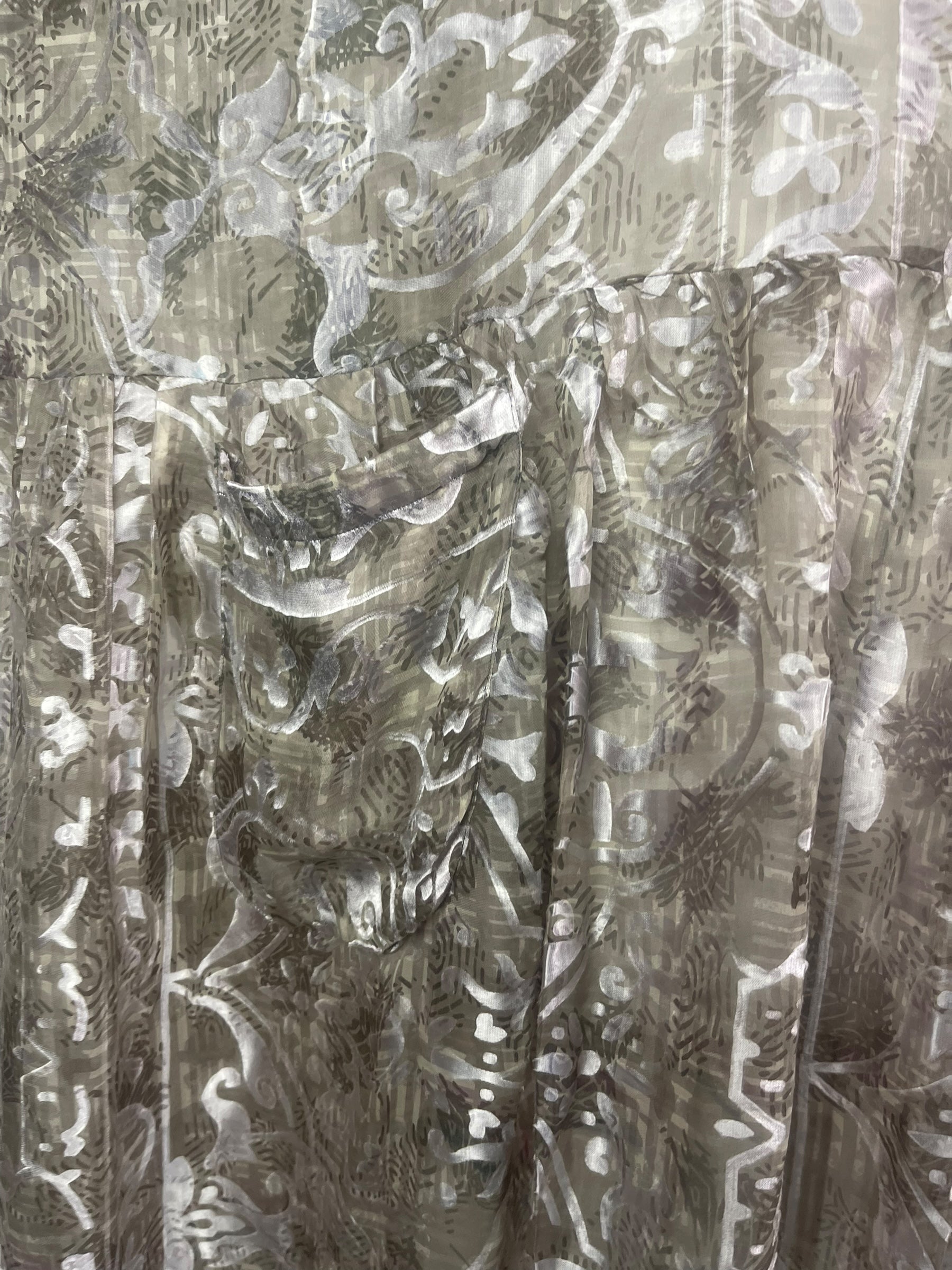 PRG8171 Sheer Avatar Pure Silk Boxy Babydoll Dress