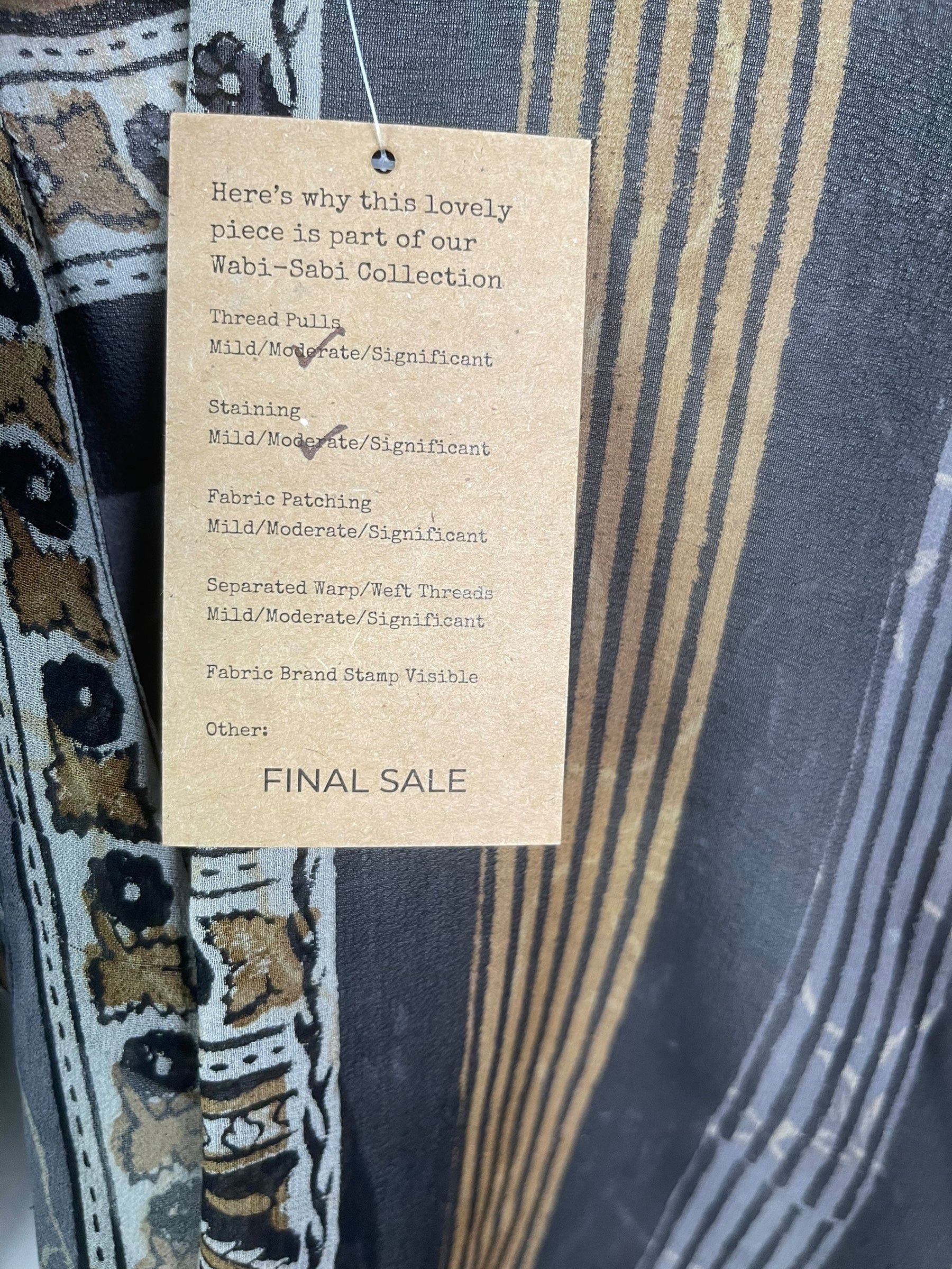 PRG8514 Sheer Wabi Sabi Pure Silk Kimono-Sleeved Top